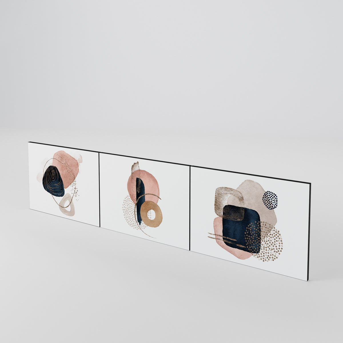COLORFUL SHAPES Luckset med 3 dörrar till TV-bänk