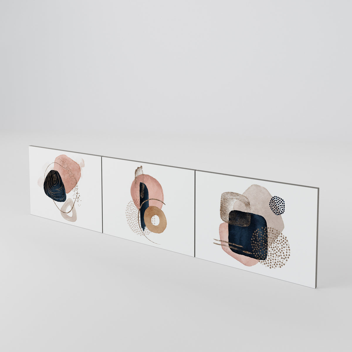 COLORFUL SHAPES Luckset med 3 dörrar till TV-bänk