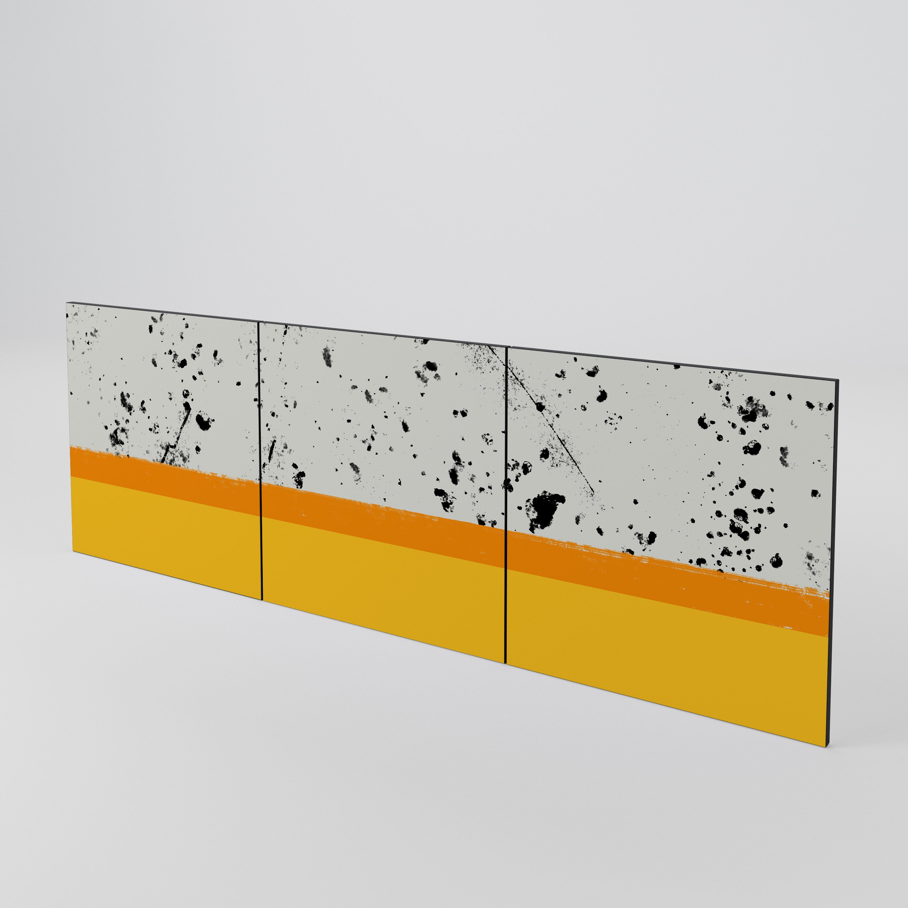 DYED BY ORANGE 3-Piece Sideboard Door Set