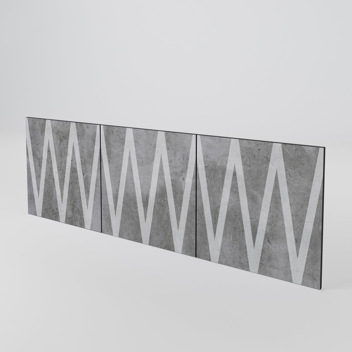 SOLID ZIG ZAG Set di 3 ante per madia