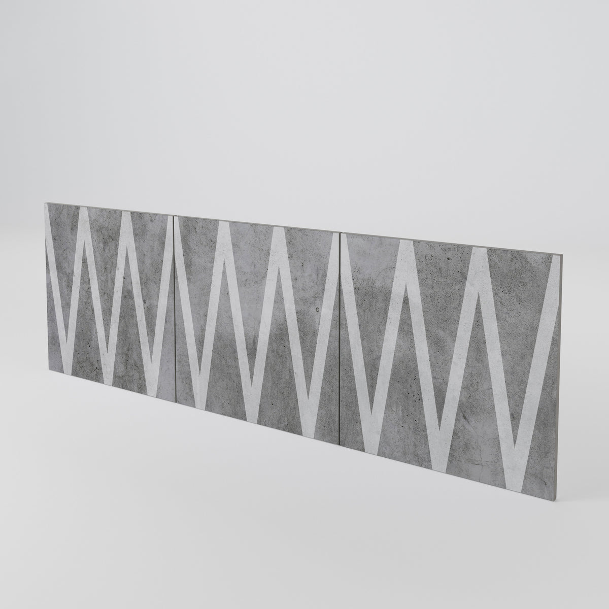 SOLID ZIG ZAG Set di 3 ante per madia