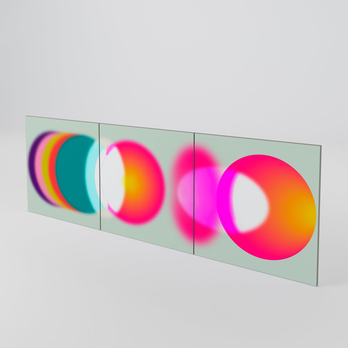 SYMPHONY OF COLORS Set di 3 ante per madia