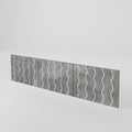 WAVES OF CONCRETE 3-Piece TV Cabinet Door Set