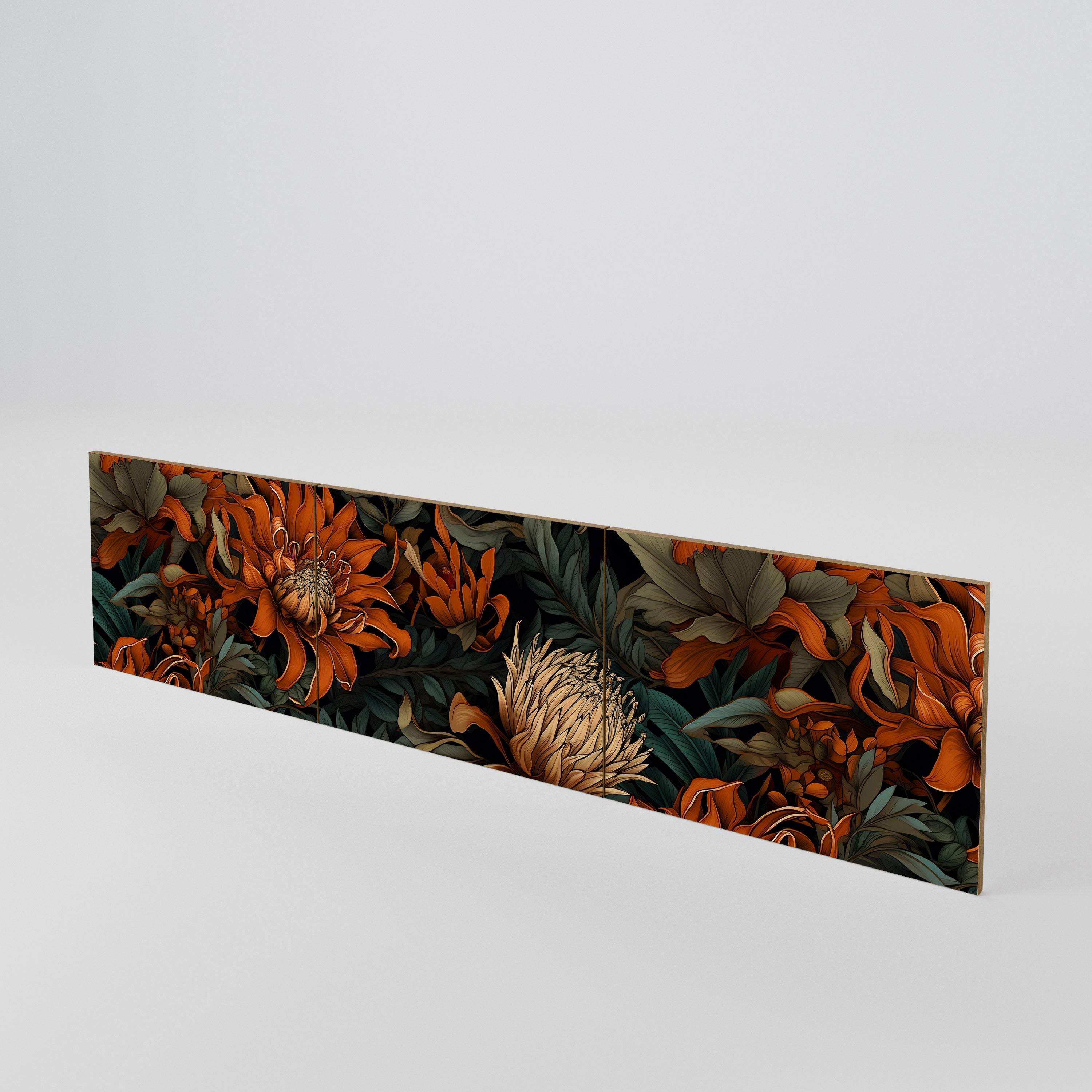 DAWN BLOOM 3-teiliges TV-Lowboard Tür-Set