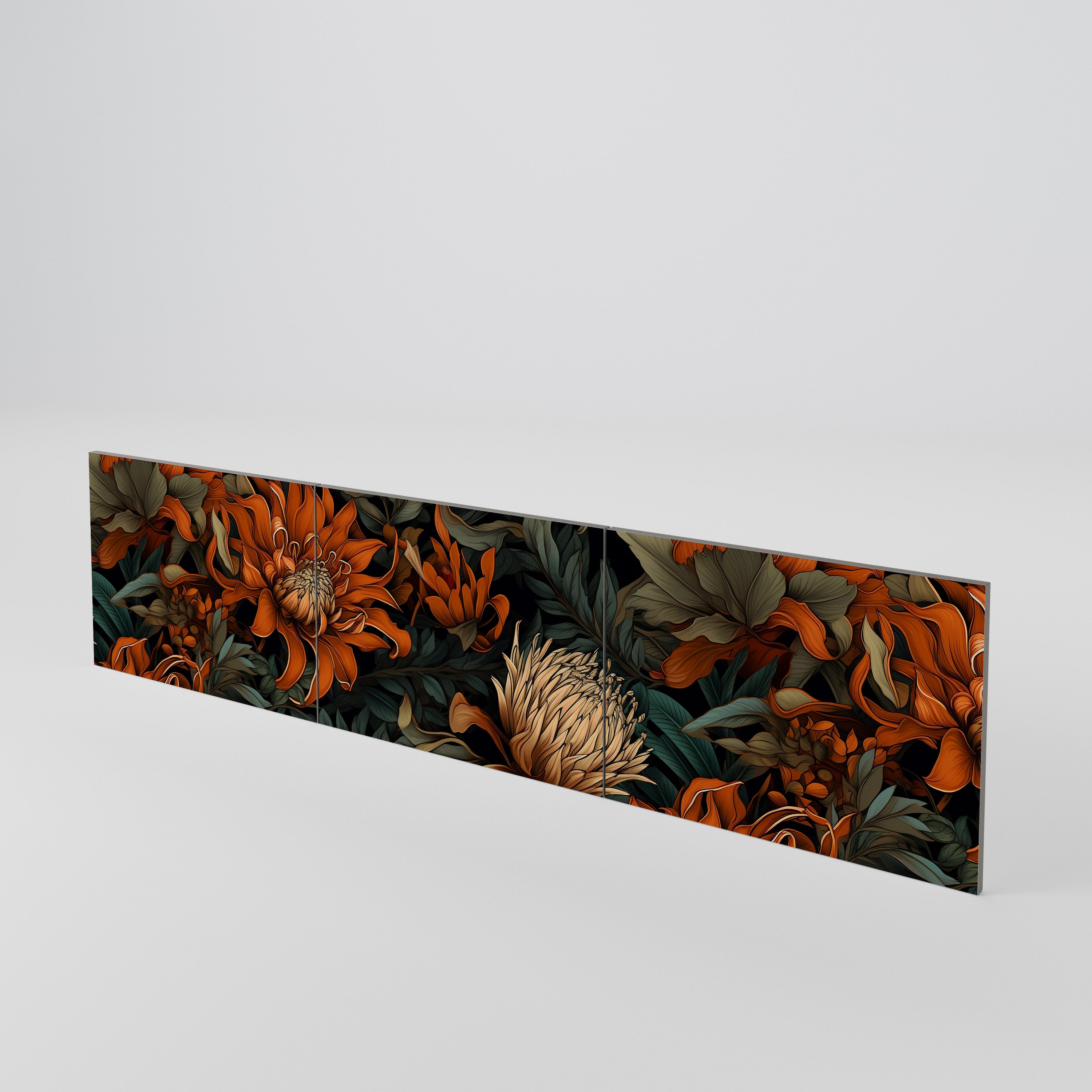 DAWN BLOOM 3-teiliges TV-Lowboard Tür-Set