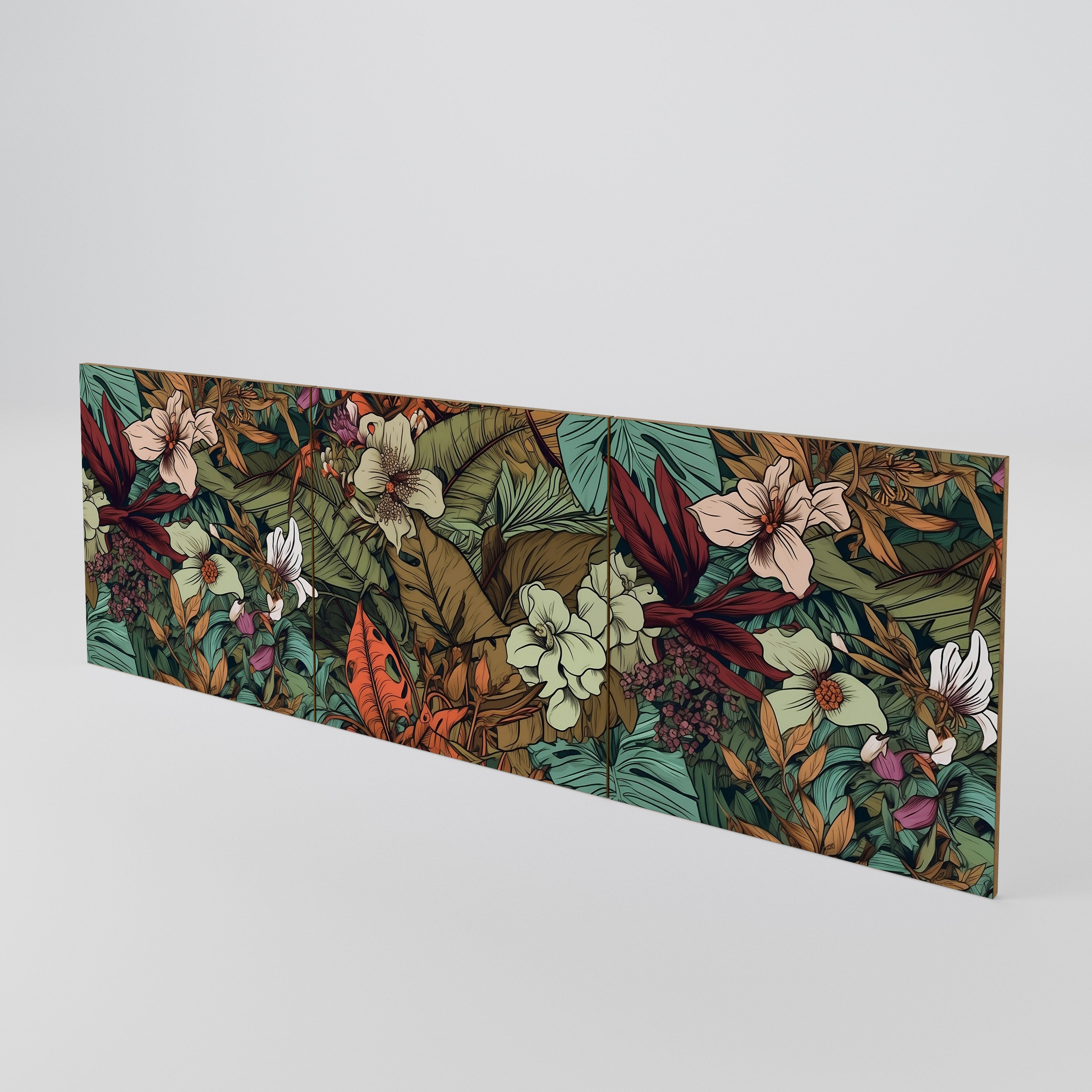 BOTANICAL EMERGENCE Luckset med 3 dörrar till sideboard