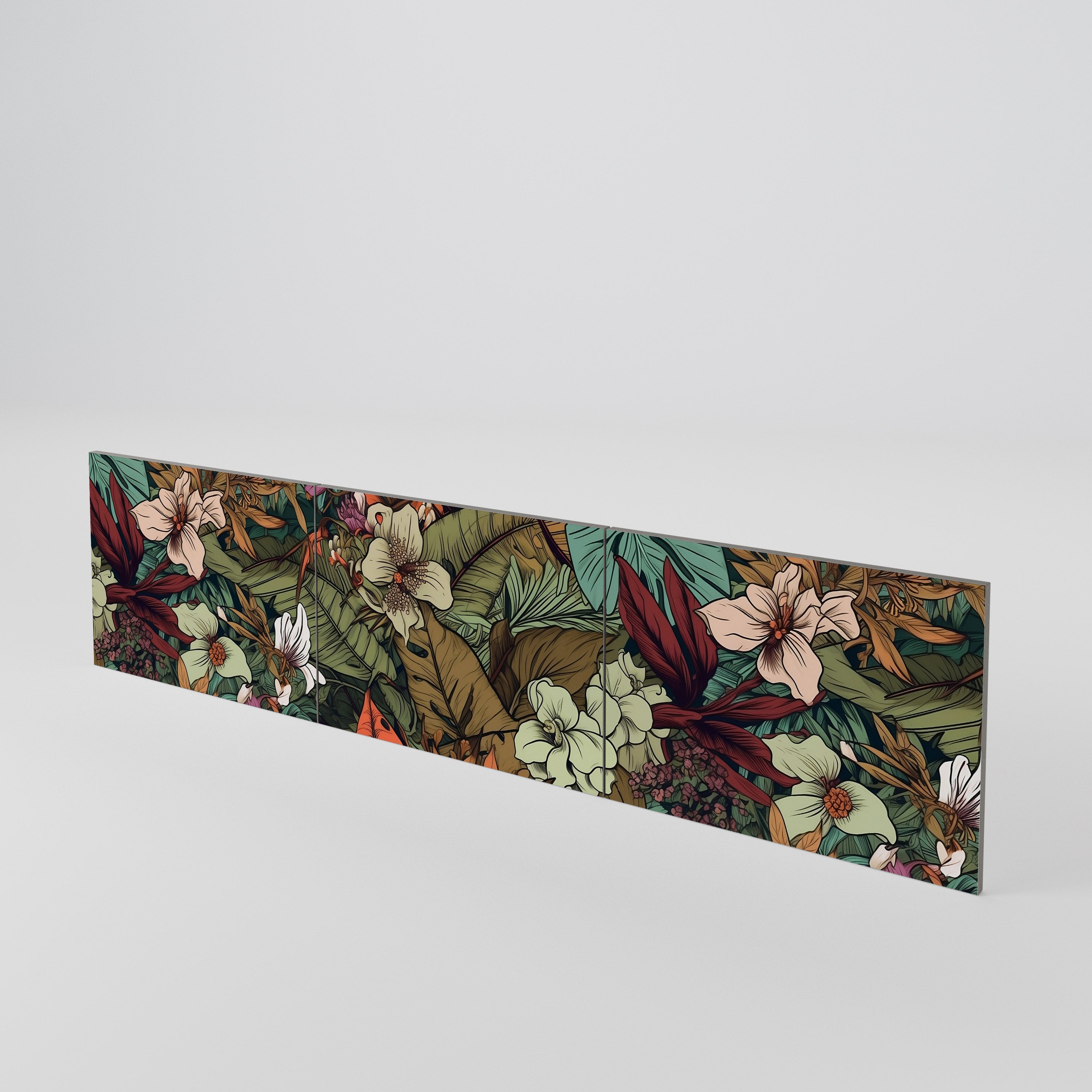 BOTANICAL EMERGENCE 3-teiliges TV-Lowboard Tür-Set