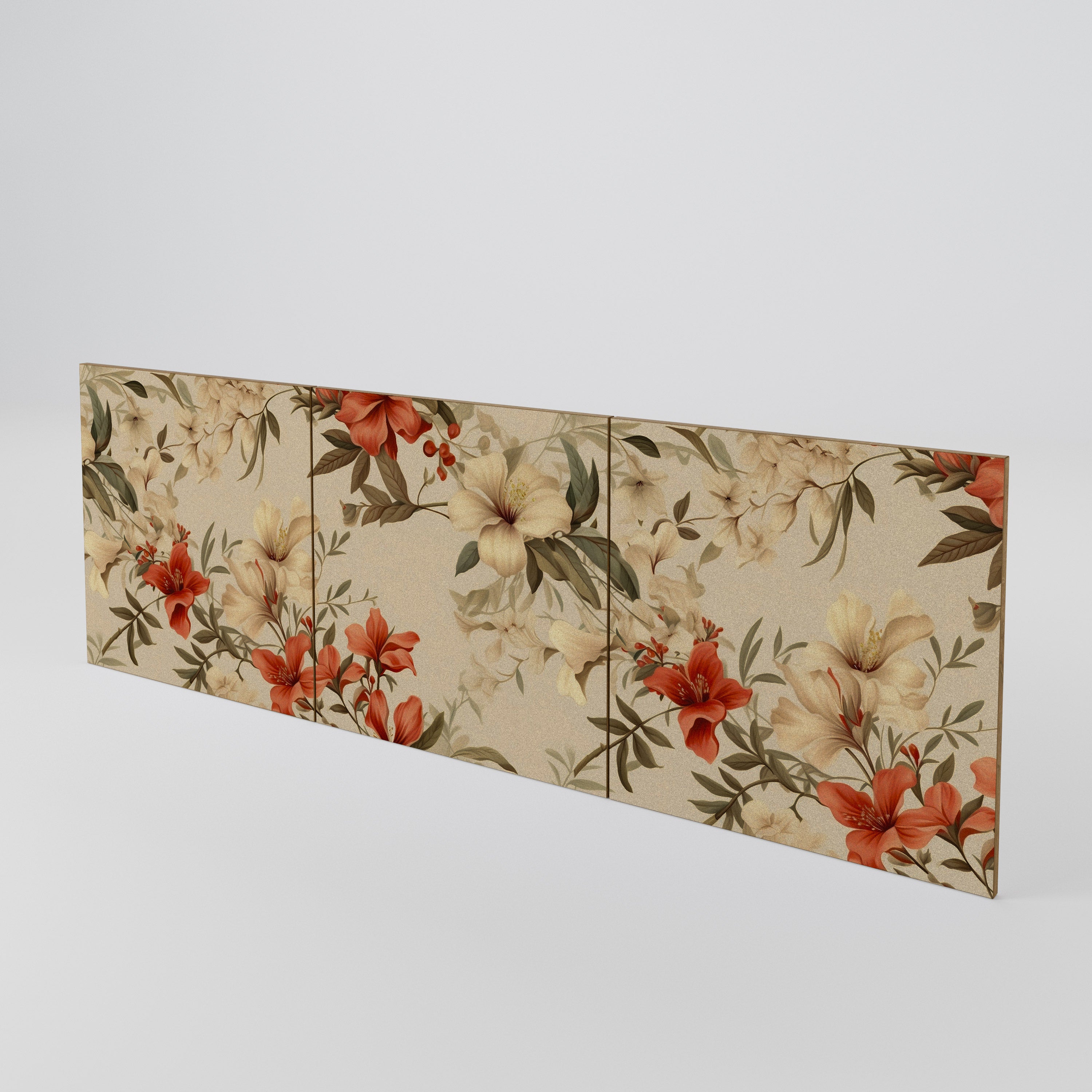 BLOOMING HARMONY 3-Piece Sideboard Door Set