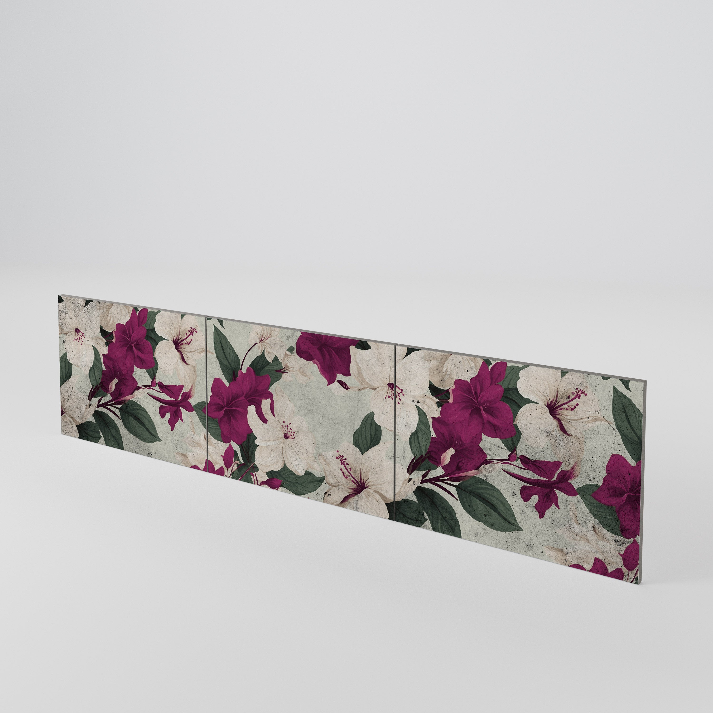 FLOWERET DREAM 3-teiliges TV-Lowboard Tür-Set