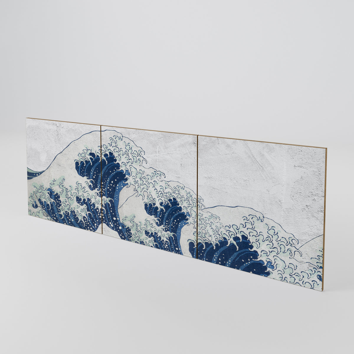 THE GREAT WAVE AT KANAGAWA Set di 3 ante per madia