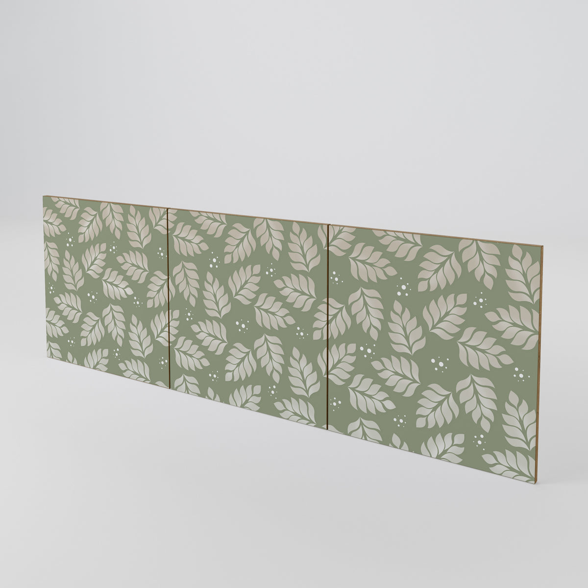 LEAVES ON GREEN Set di 3 ante per madia