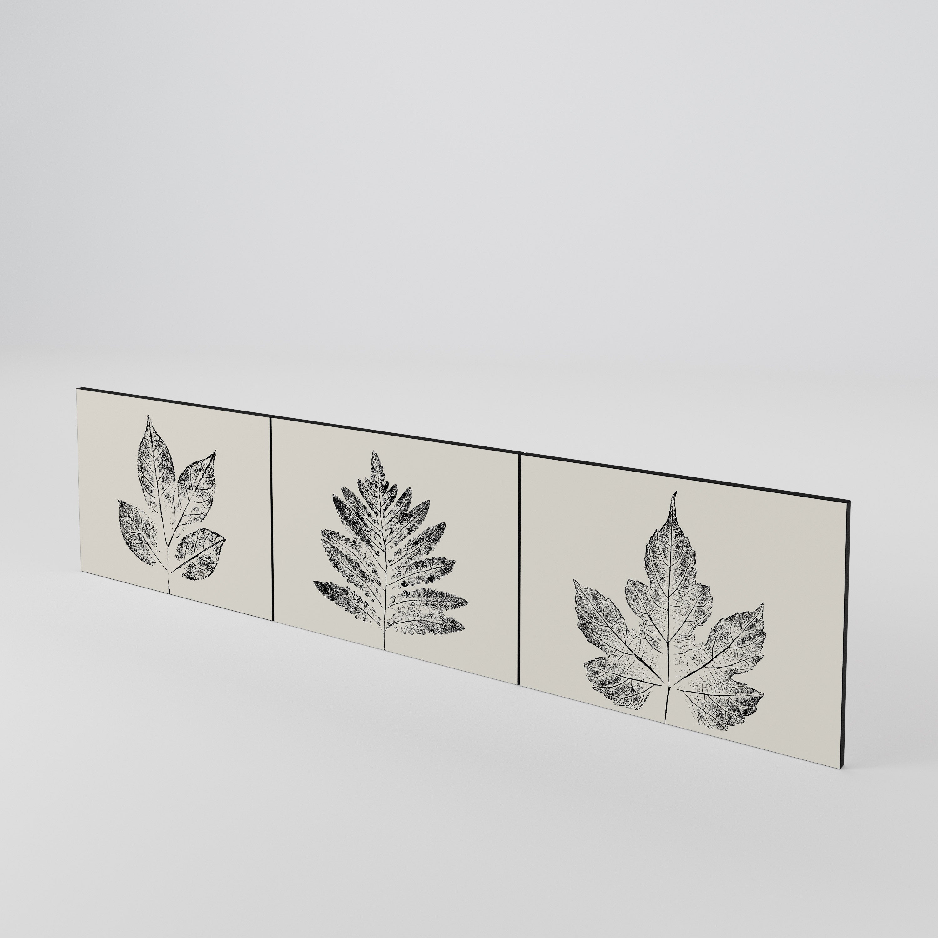 LEAFY STAMPS Juego de 3 puertas para mueble de TV