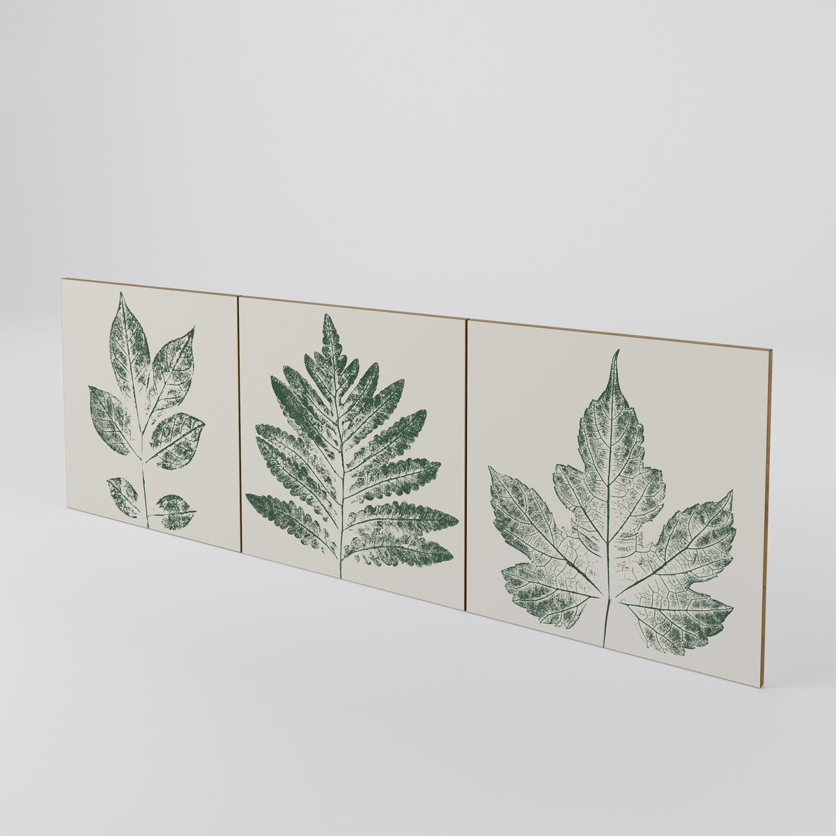 GREEN LEAFY STAMPS Sada 3 ks dvířek ke komodě