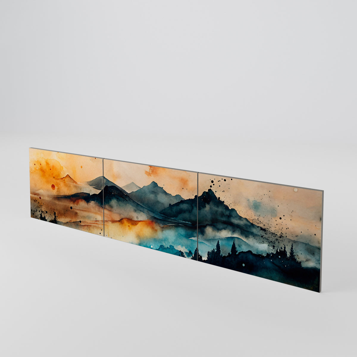 OMINOUS MOUNTAINS Luckset med 3 dörrar till TV-bänk