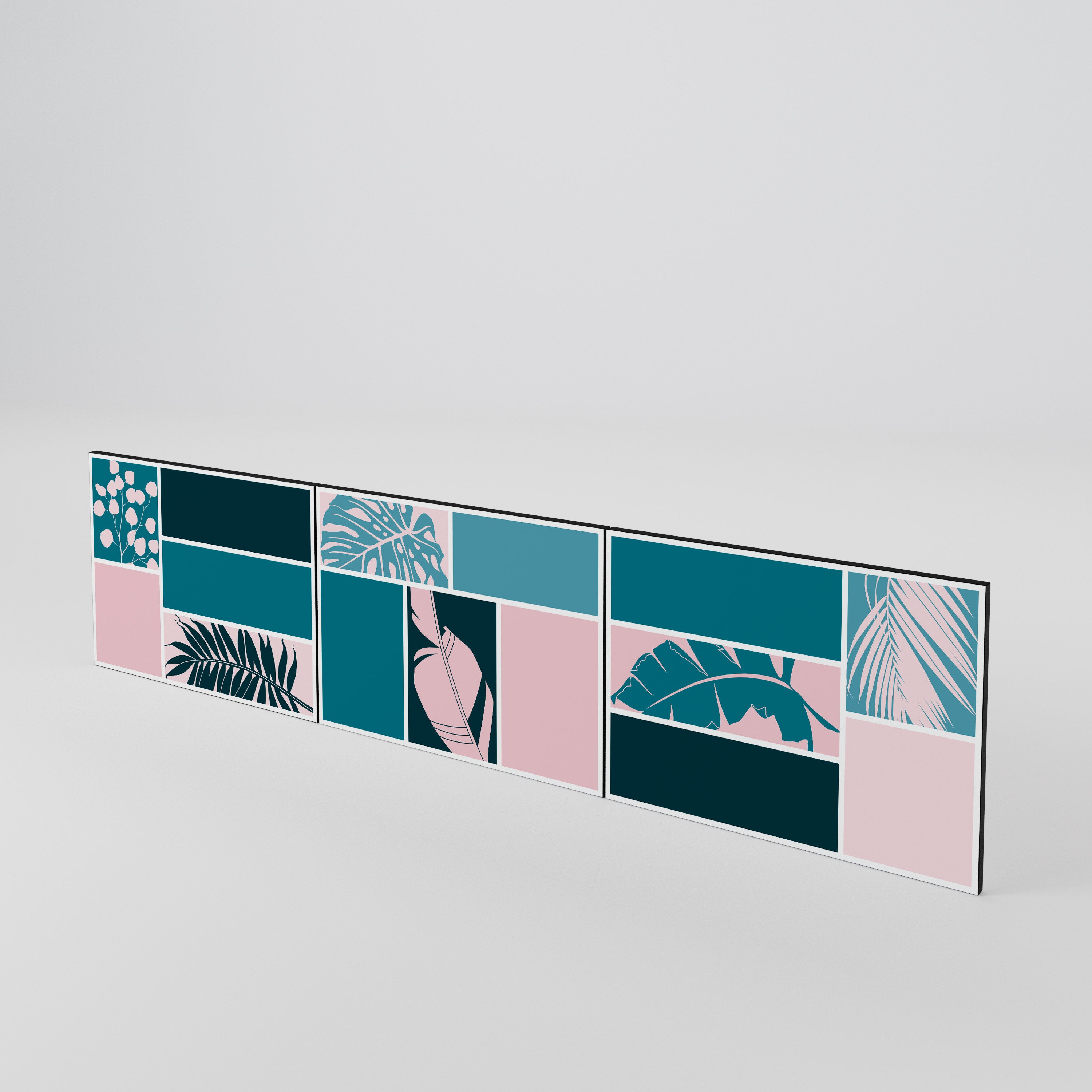 COMBINATION OF SHAPES Conjunto de 3 Portas para Móvel de TV