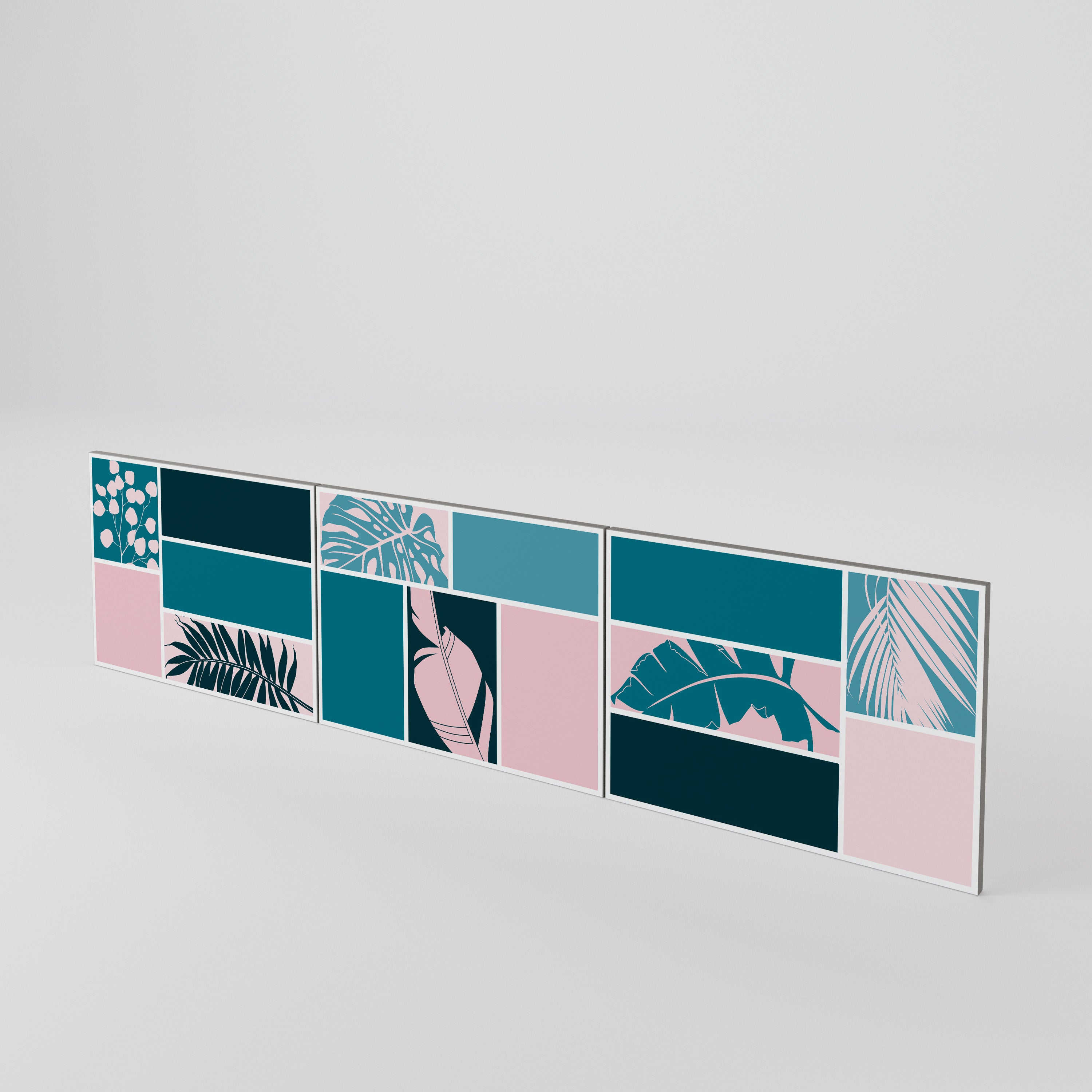 COMBINATION OF SHAPES Conjunto de 3 Portas para Móvel de TV