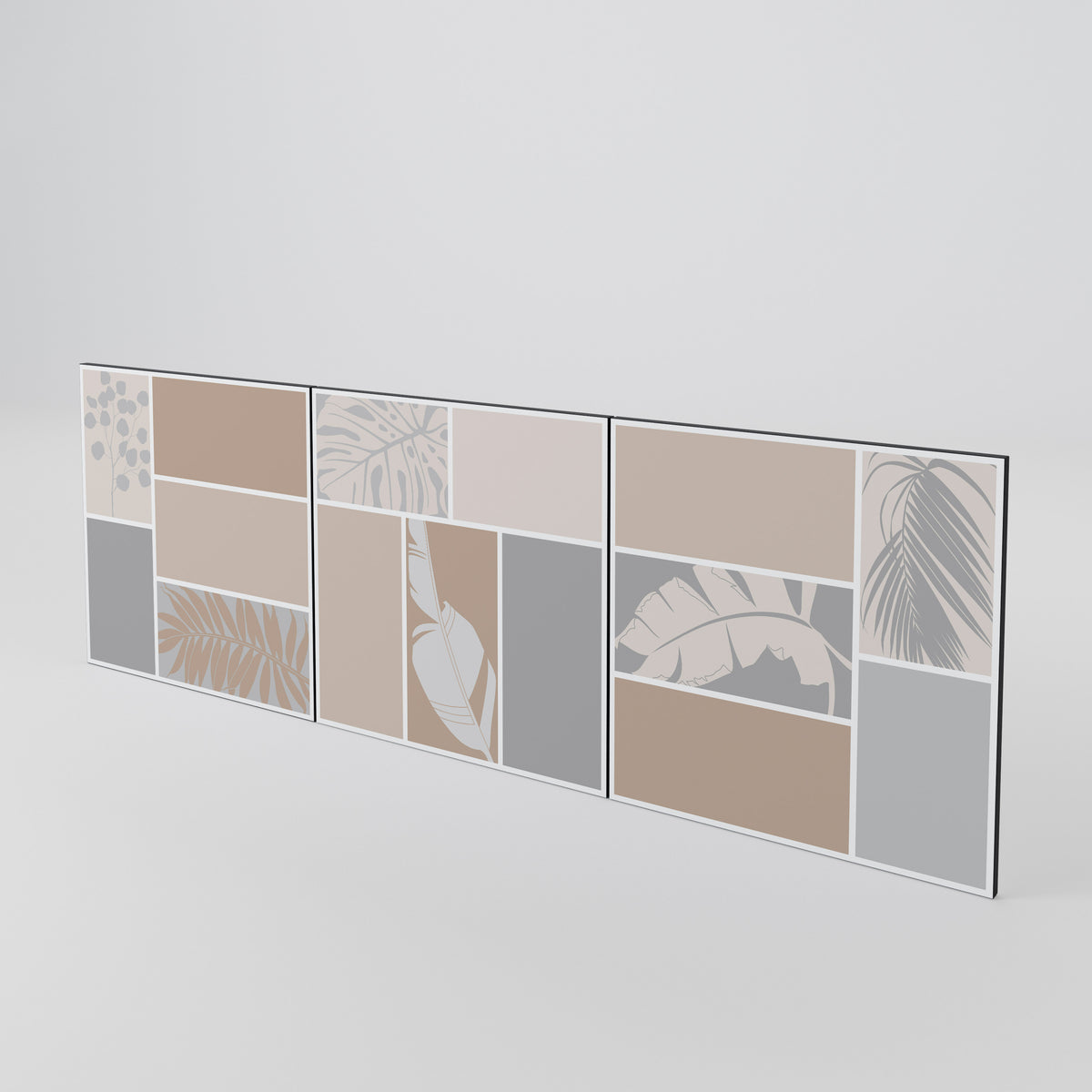 TROPICAL SHAPES Set di 3 ante per madia