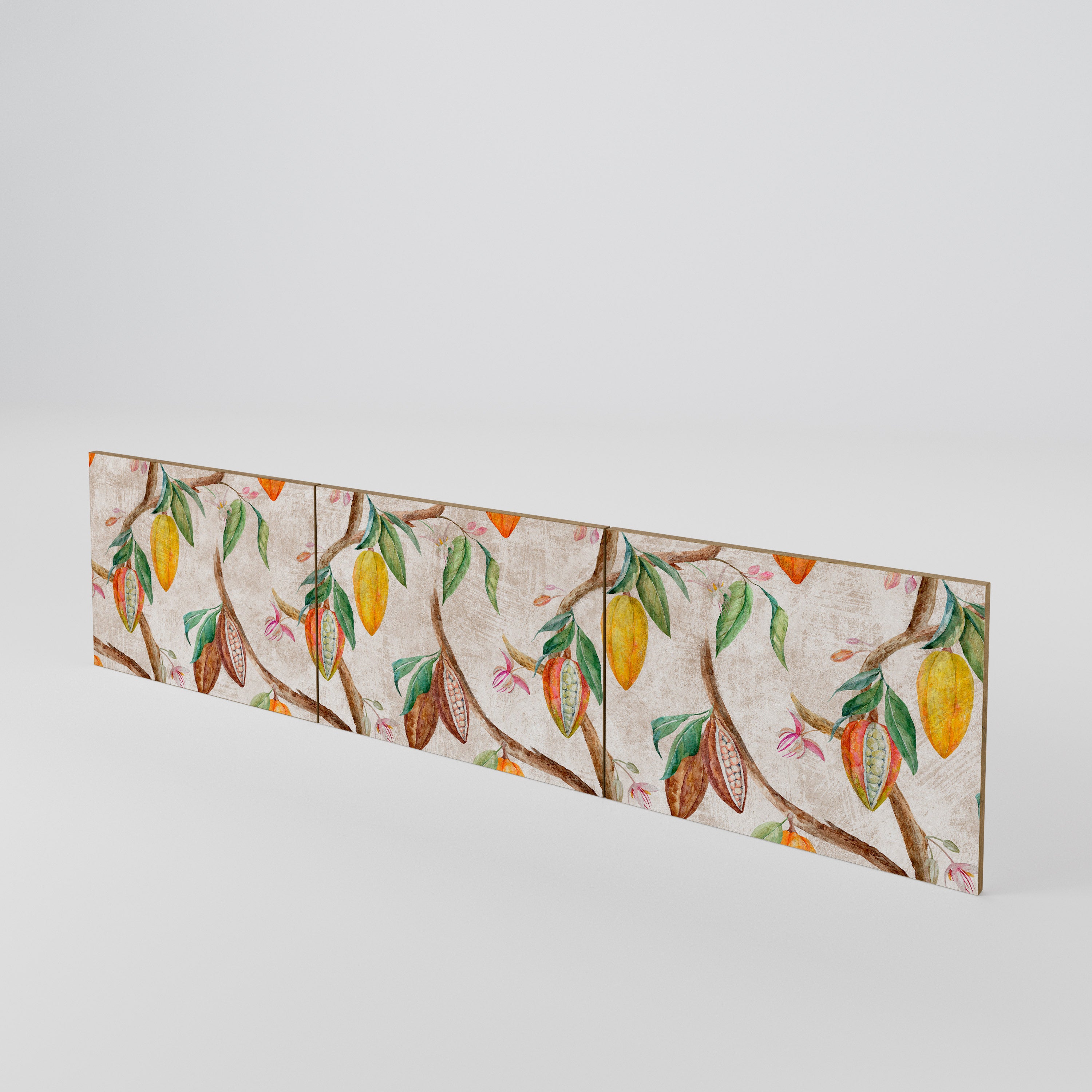 COCOA FRUITS Conjunto de 3 Portas para Móvel de TV