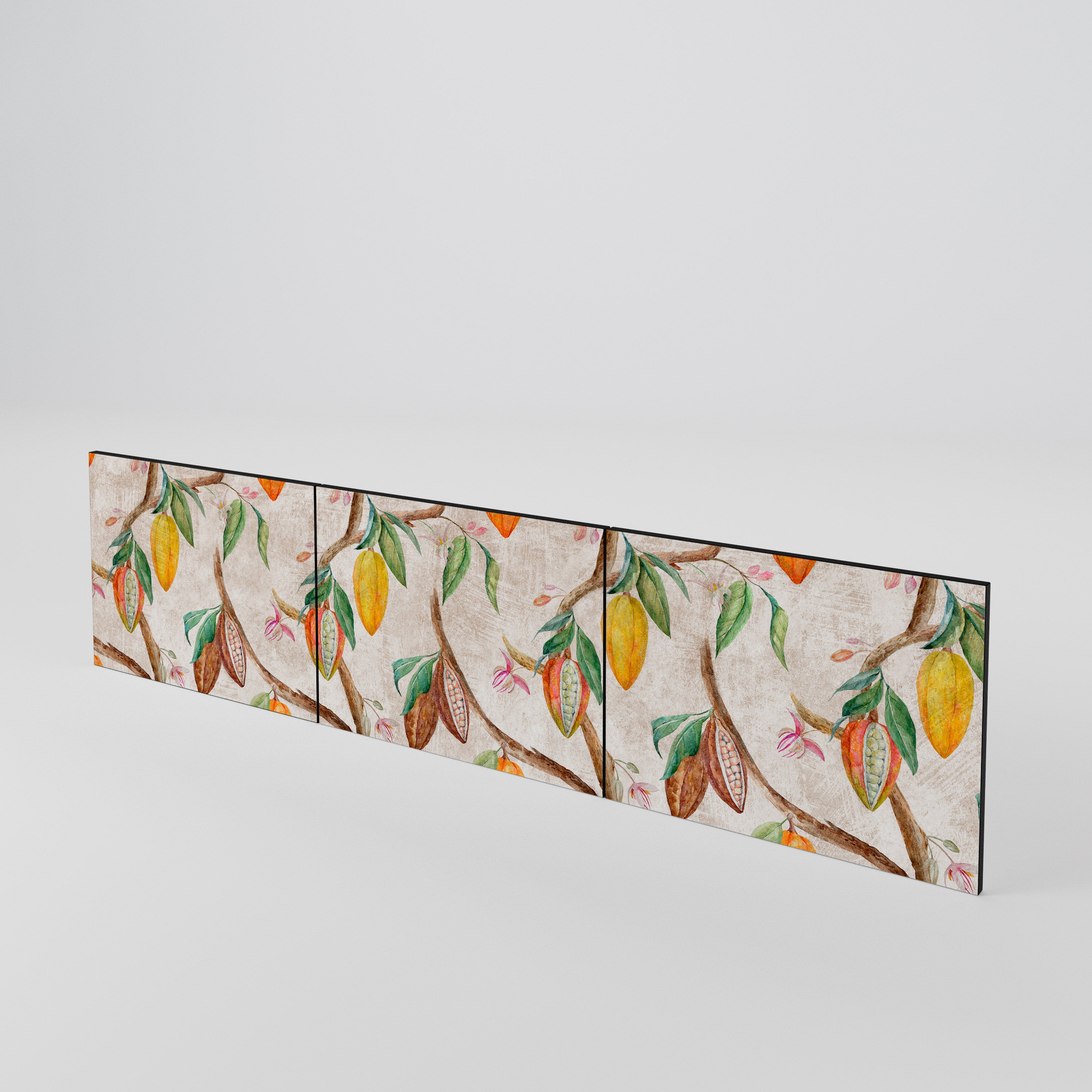 COCOA FRUITS Conjunto de 3 Portas para Móvel de TV