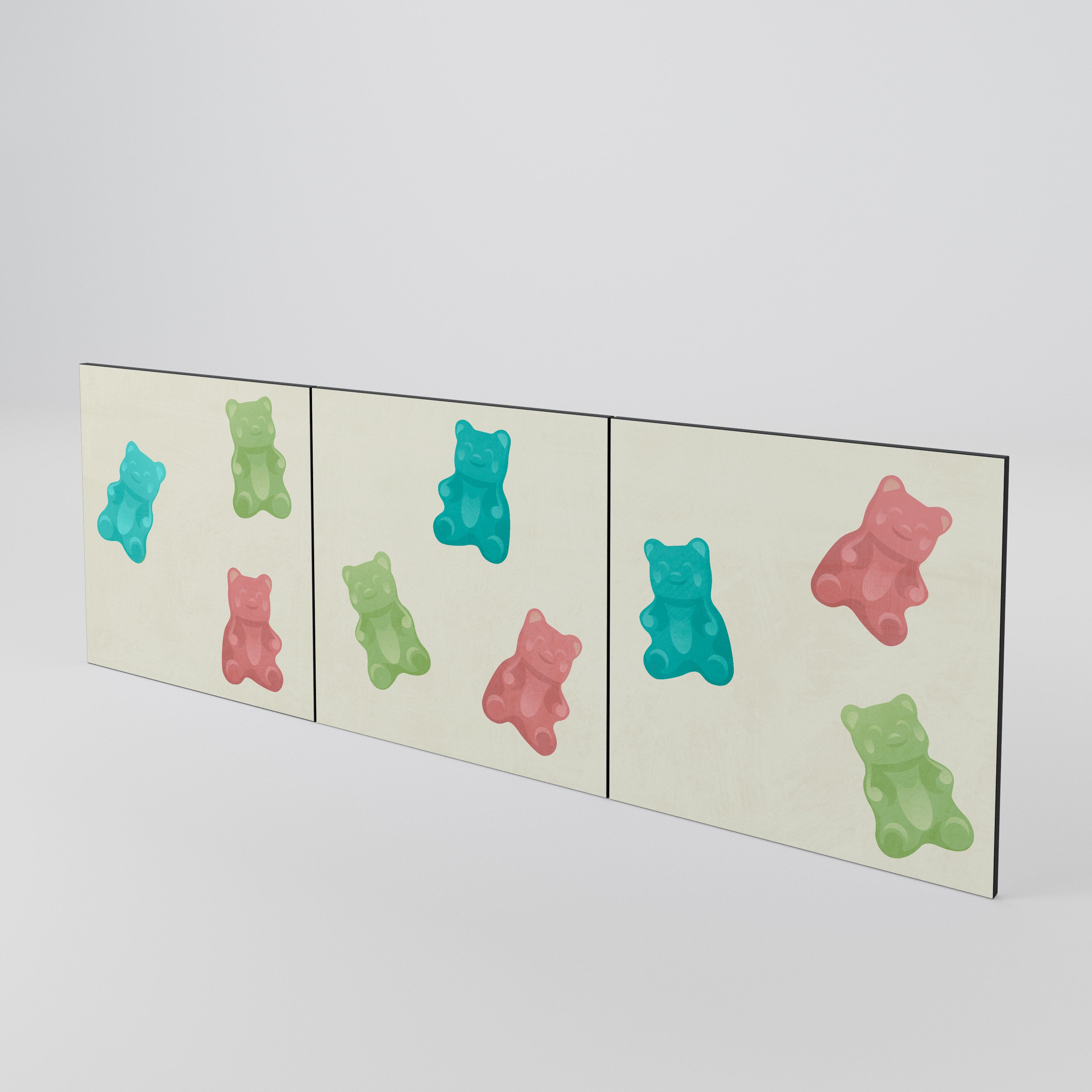 GUMMY BEARS 3-Piece Sideboard Door Set