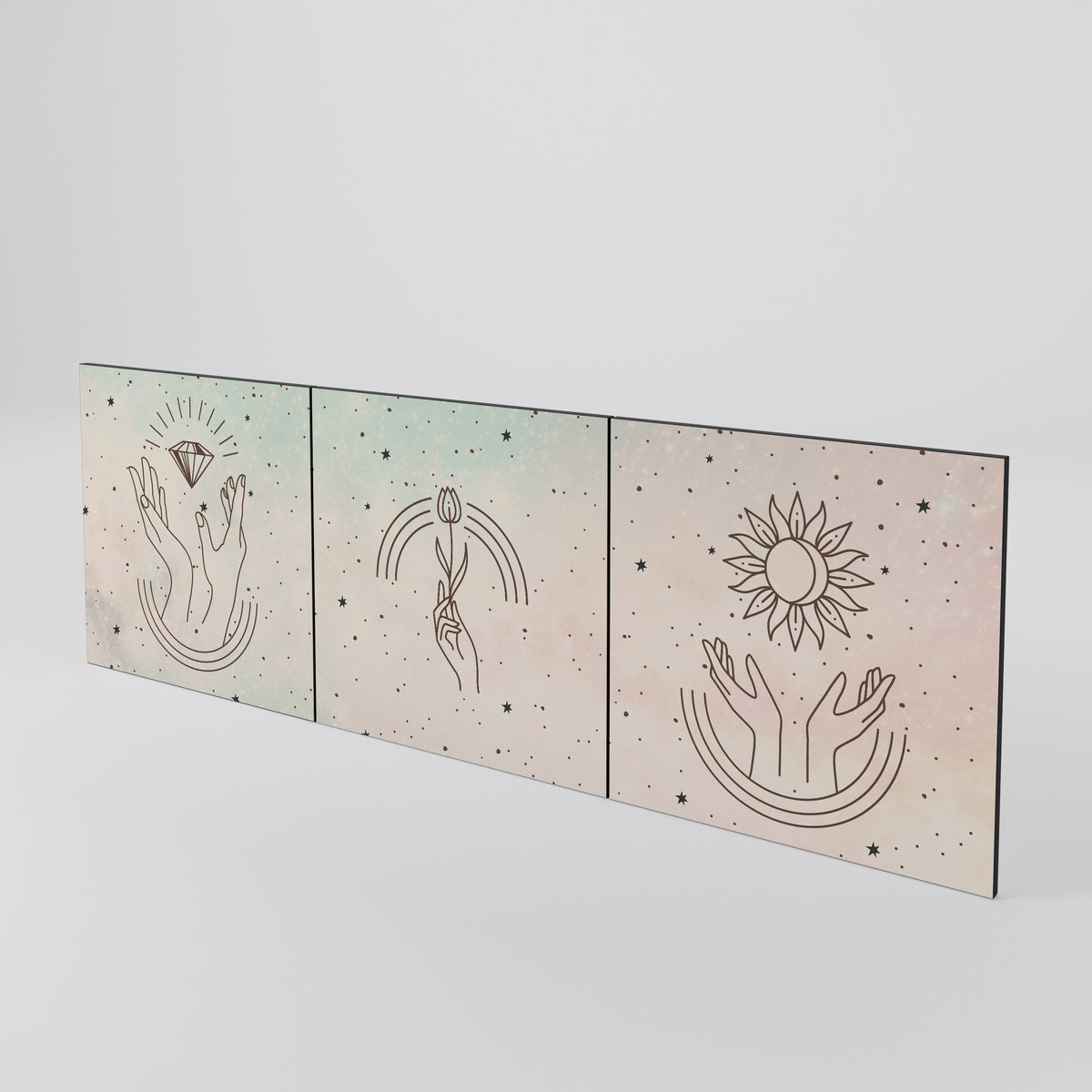 DELICATE BEAUTY Set di 3 ante per madia