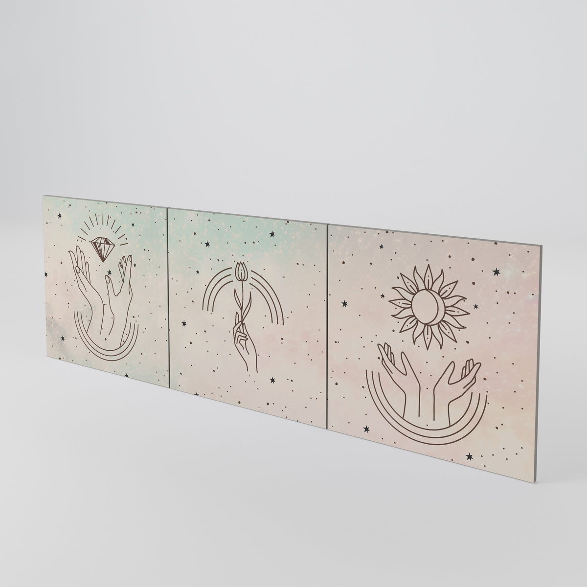 DELICATE BEAUTY Set di 3 ante per madia