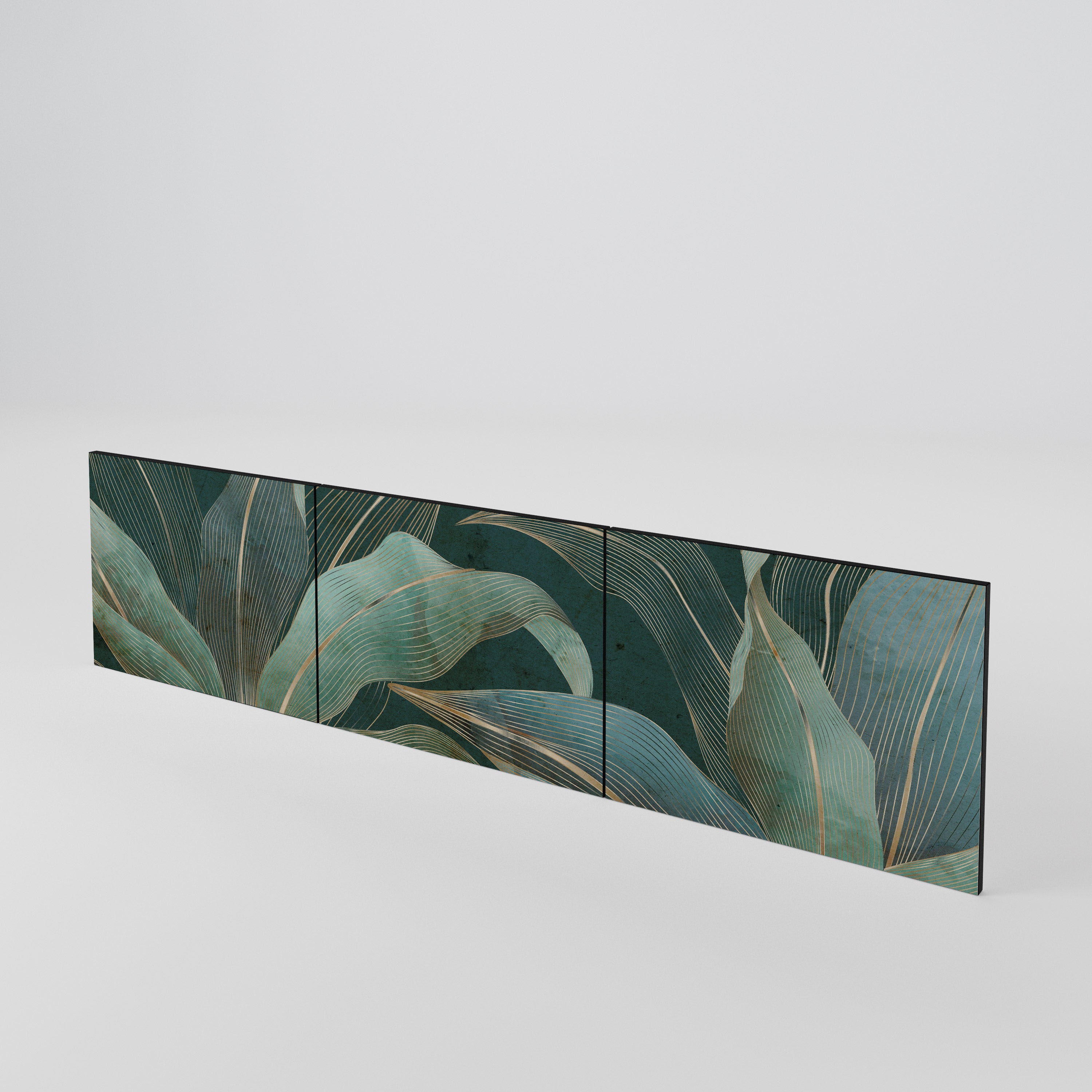 ROYAL GREEN Conjunto de 3 Portas para Móvel de TV