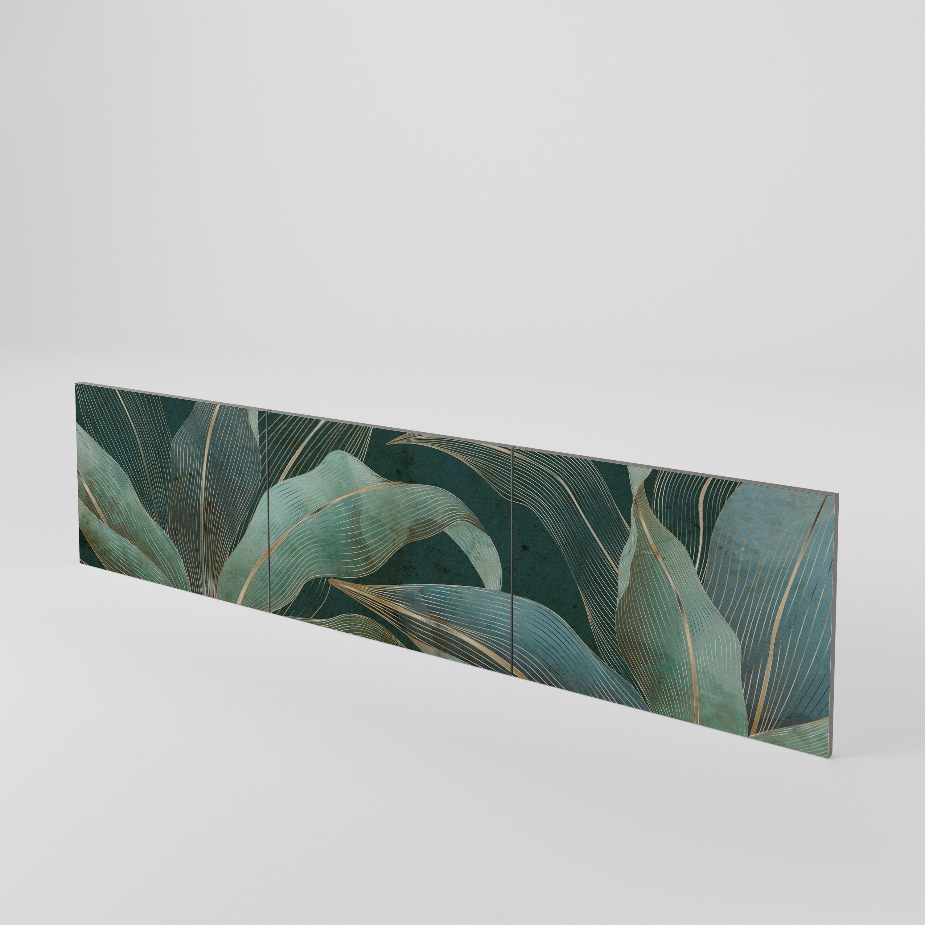 ROYAL GREEN Conjunto de 3 Portas para Móvel de TV