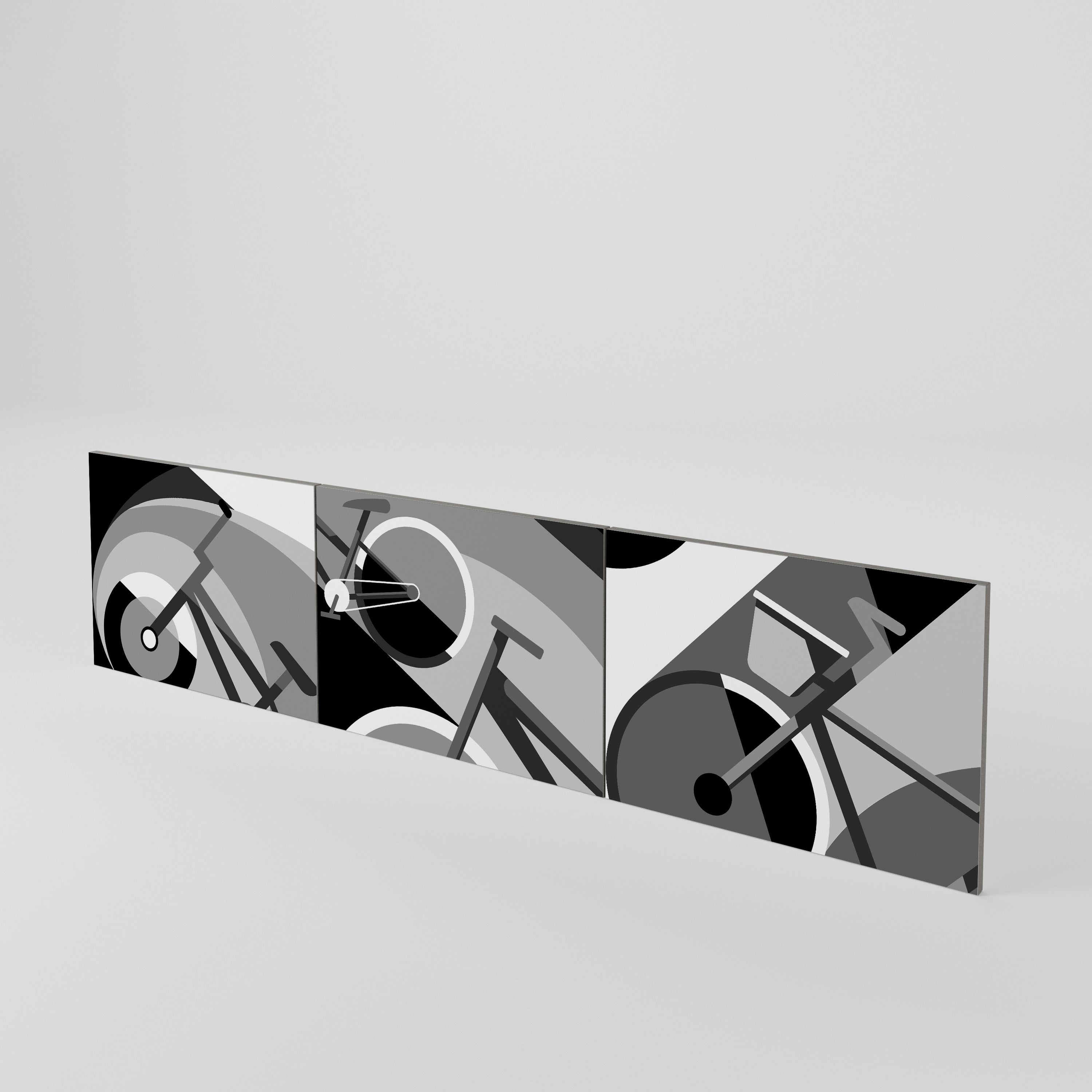 BIKE ENERGY Conjunto de 3 Portas para Móvel de TV