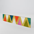 COLORFUL TRIANGLES Conjunto de 3 Portas para Móvel de TV