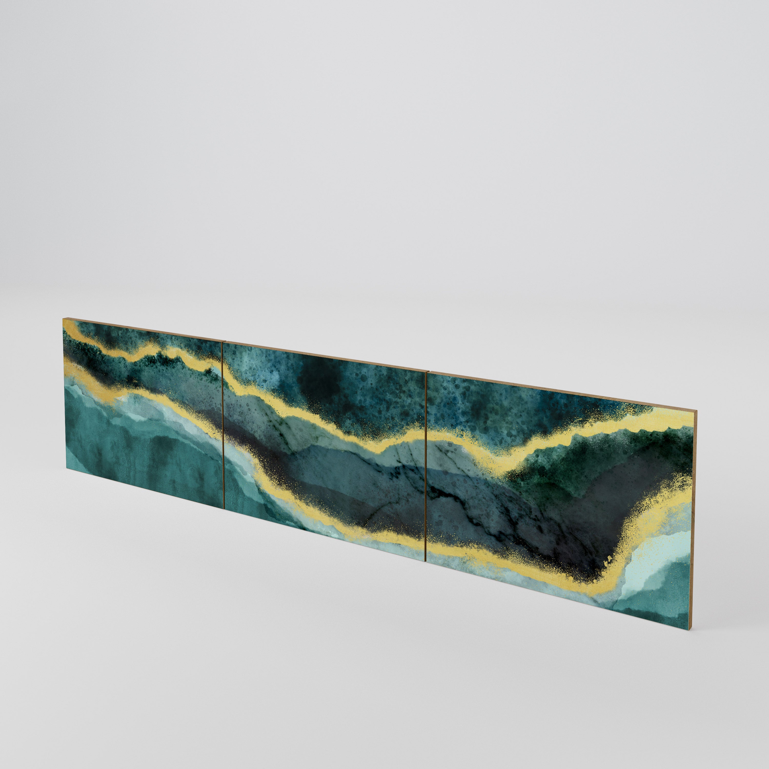 GOLDRUSH ODYSSEY Juego de 3 puertas para mueble de TV