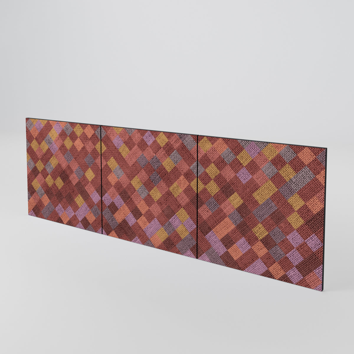 PAINTED SQUARES Set di 3 ante per madia