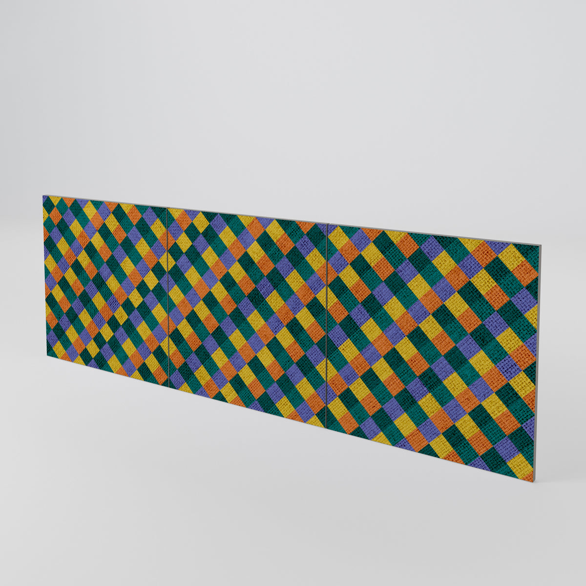 PAINTED SQUARES MIX Set di 3 ante per madia