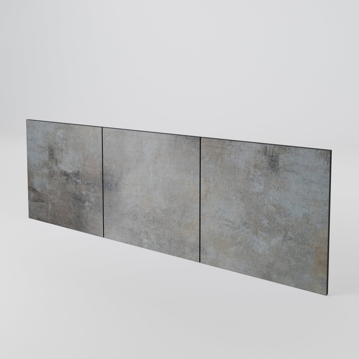 CONCRETE WALL Set di 3 ante per madia