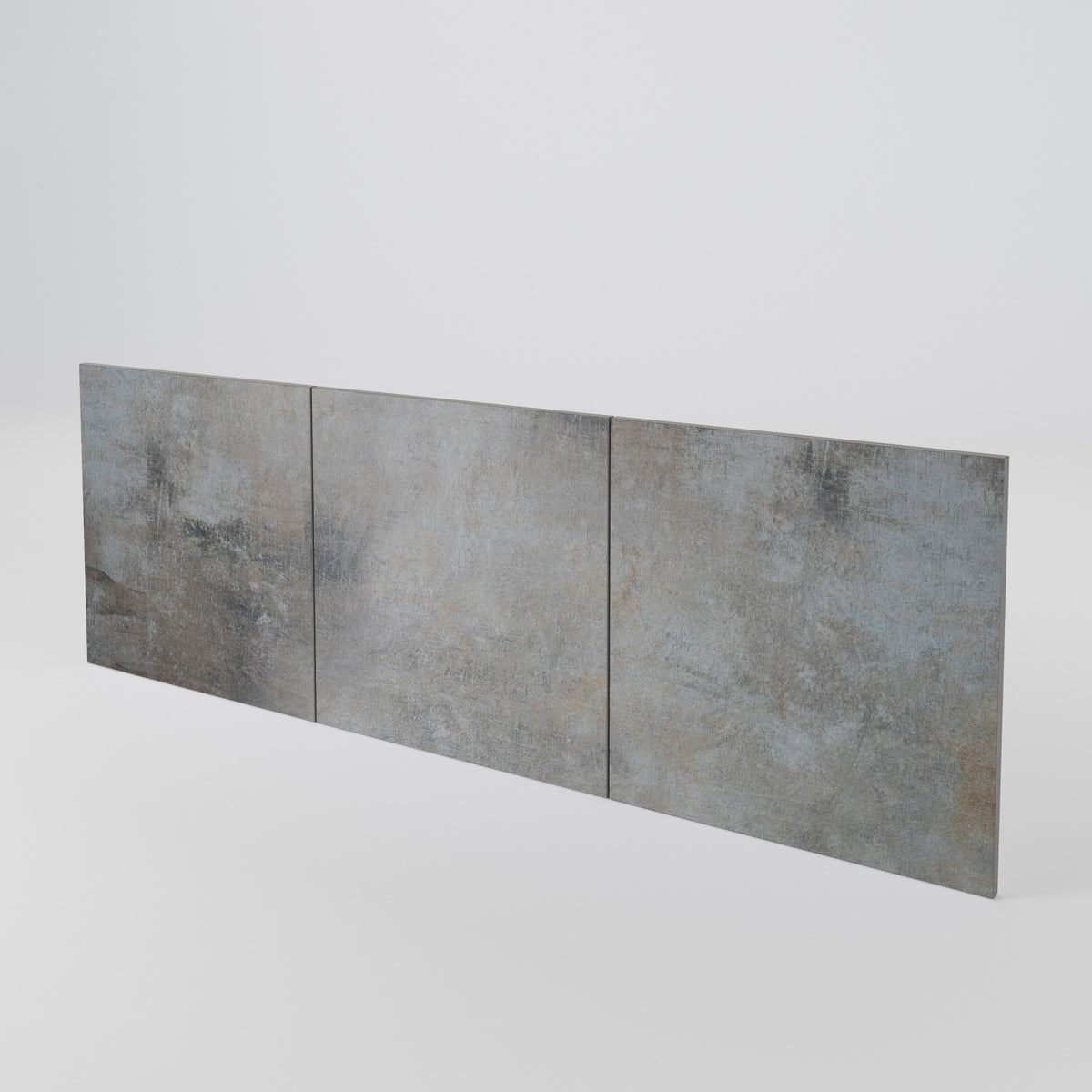 CONCRETE WALL Set di 3 ante per madia