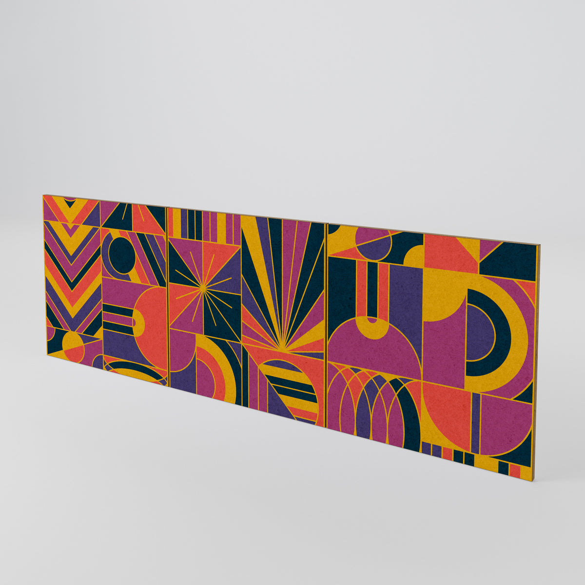 ELECTRIC PATTERNS Set di 3 ante per madia