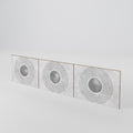SOLID CIRCLES 3-Piece TV Cabinet Door Set