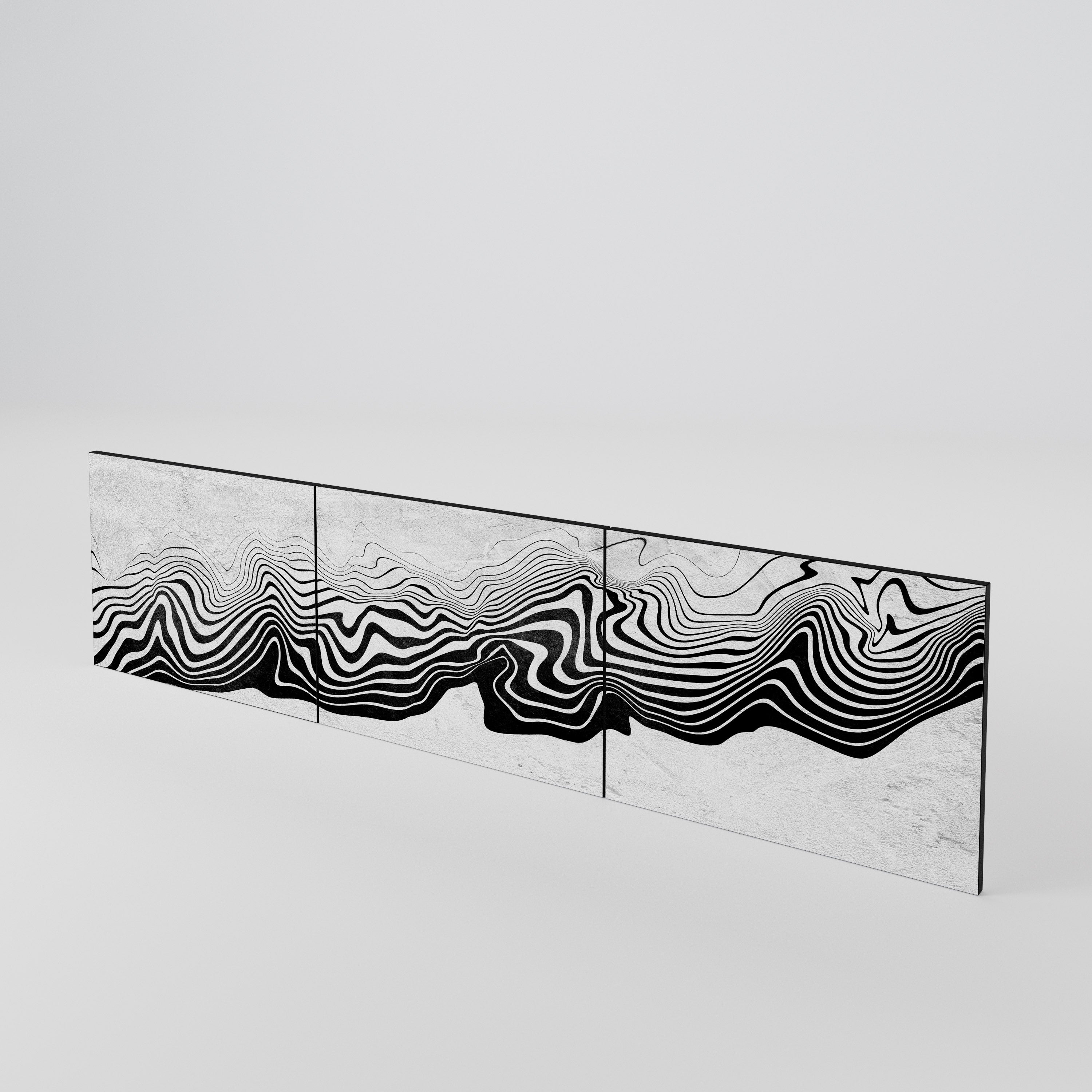 MONOCHROME MIRAGE Σετ 3 τεμαχίων πόρτες για έπιπλο τηλεόρασης