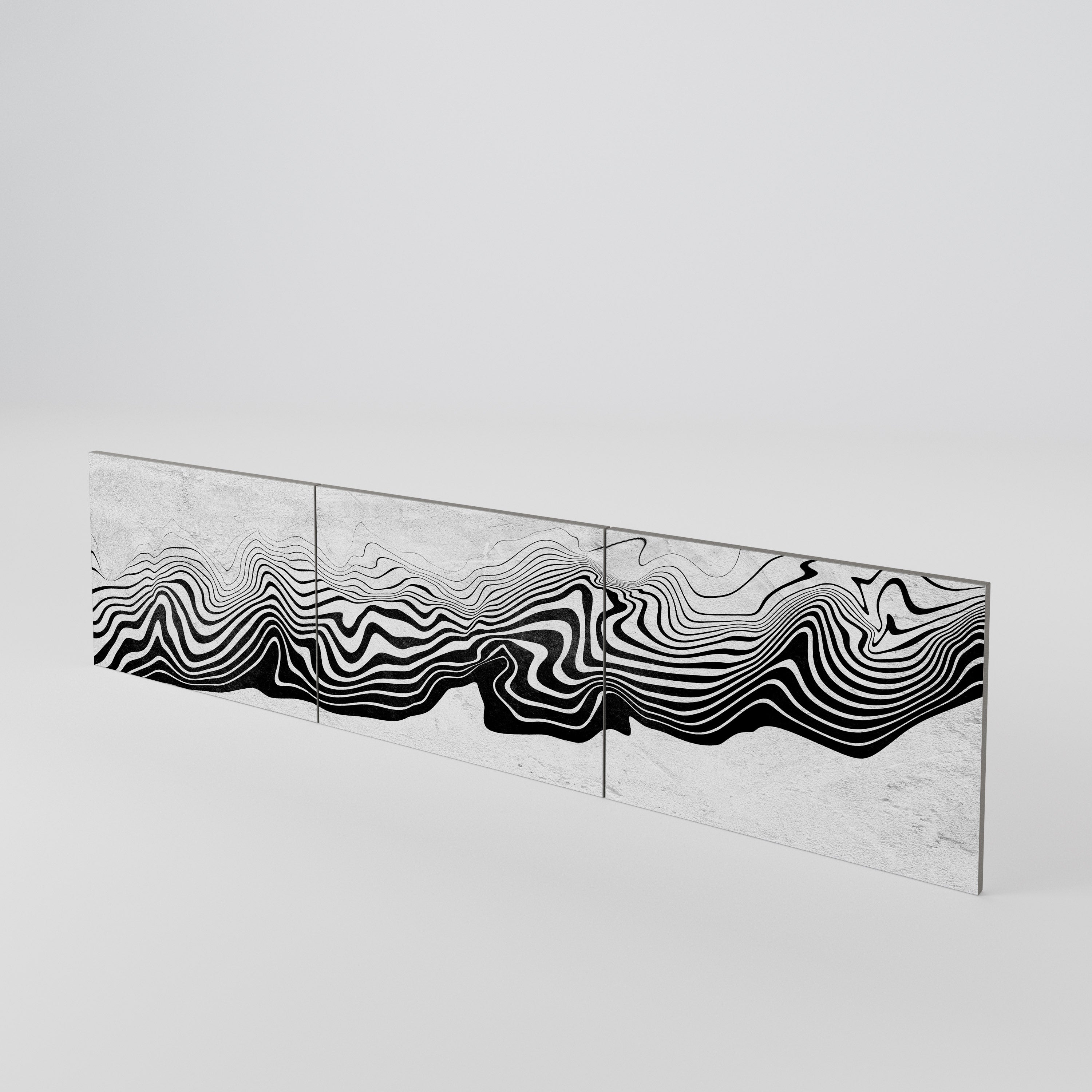 MONOCHROME MIRAGE Σετ 3 τεμαχίων πόρτες για έπιπλο τηλεόρασης