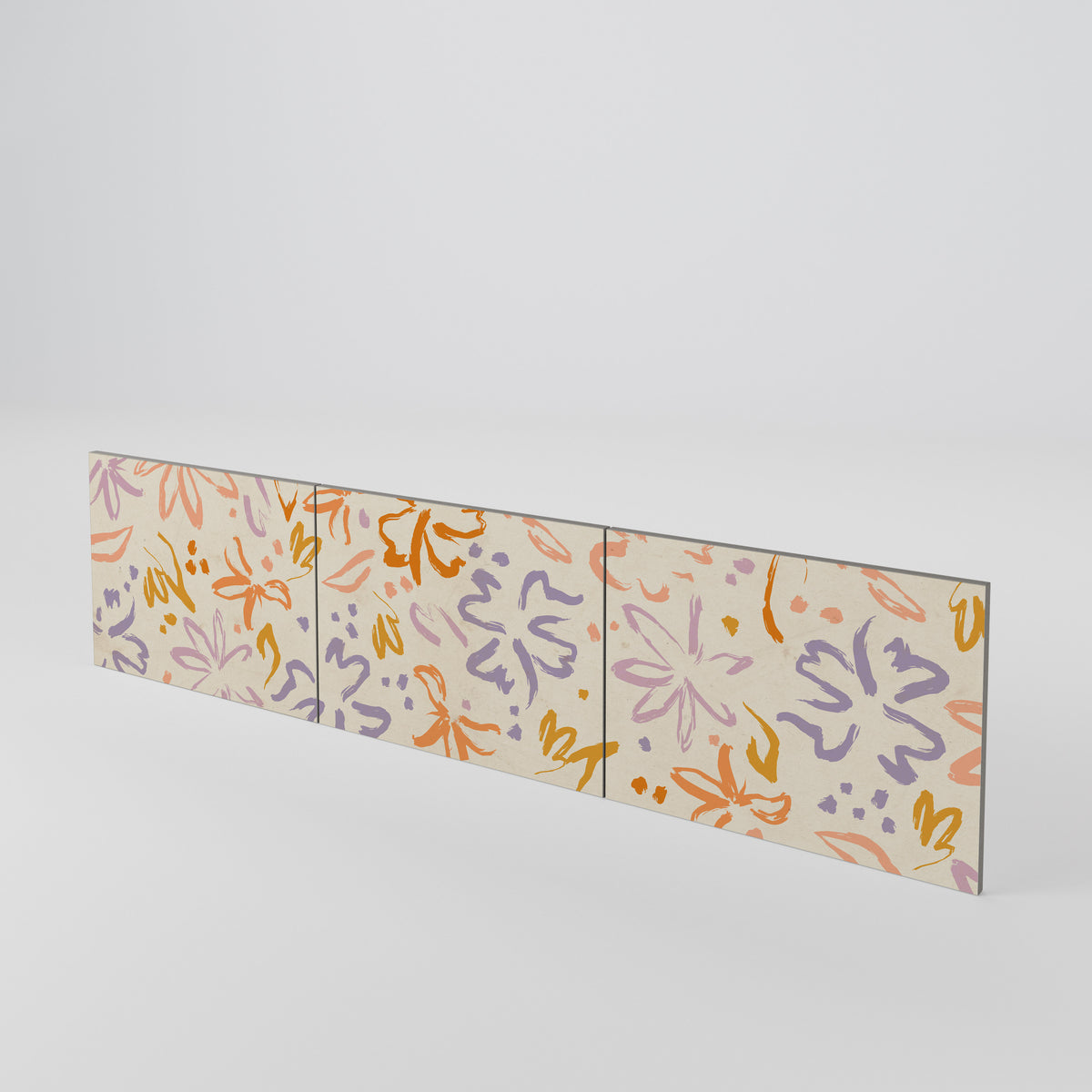 SPRING WHIMSY 3-Piece TV Cabinet Door Set