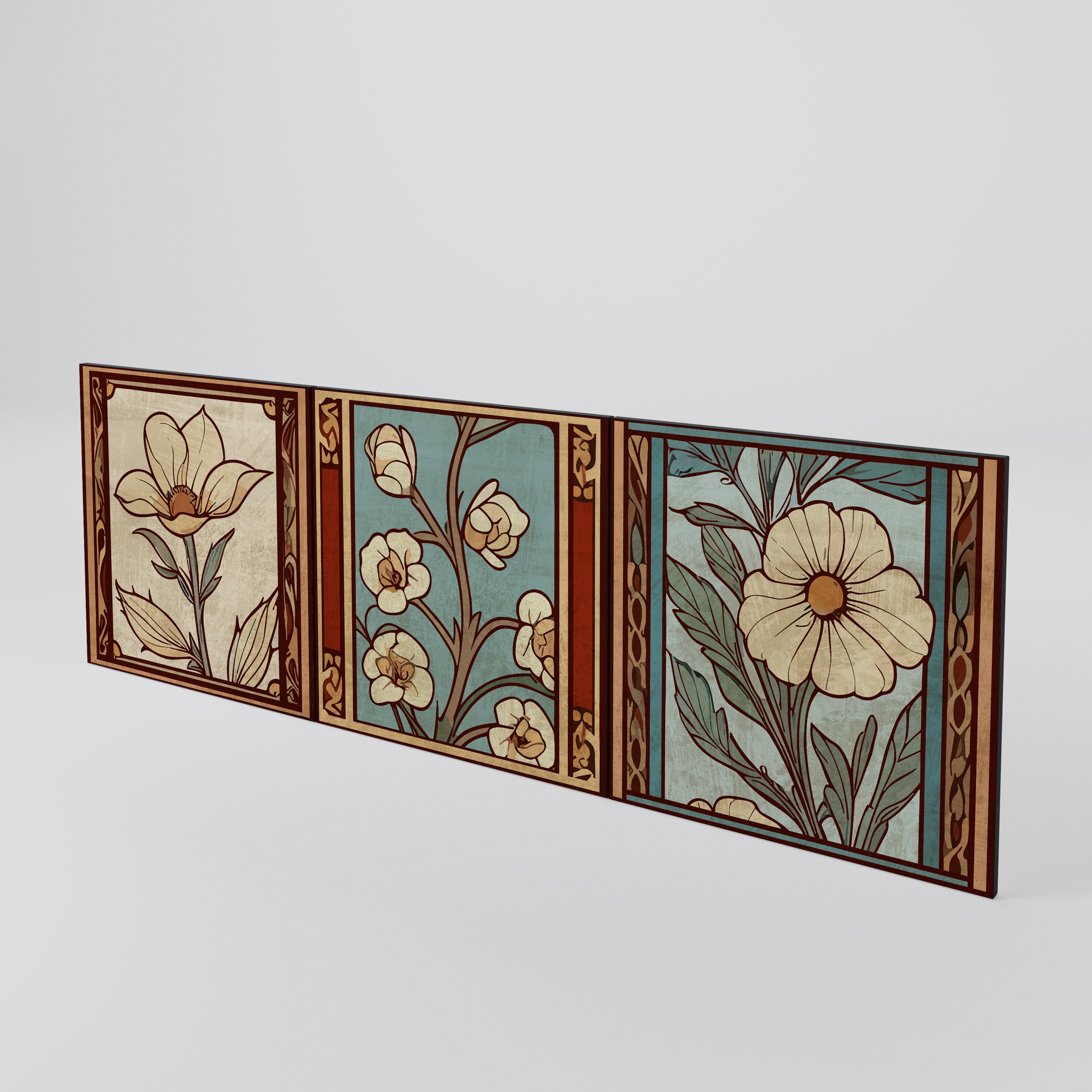 TIMELESS FLORA 3-Piece Sideboard Door Set