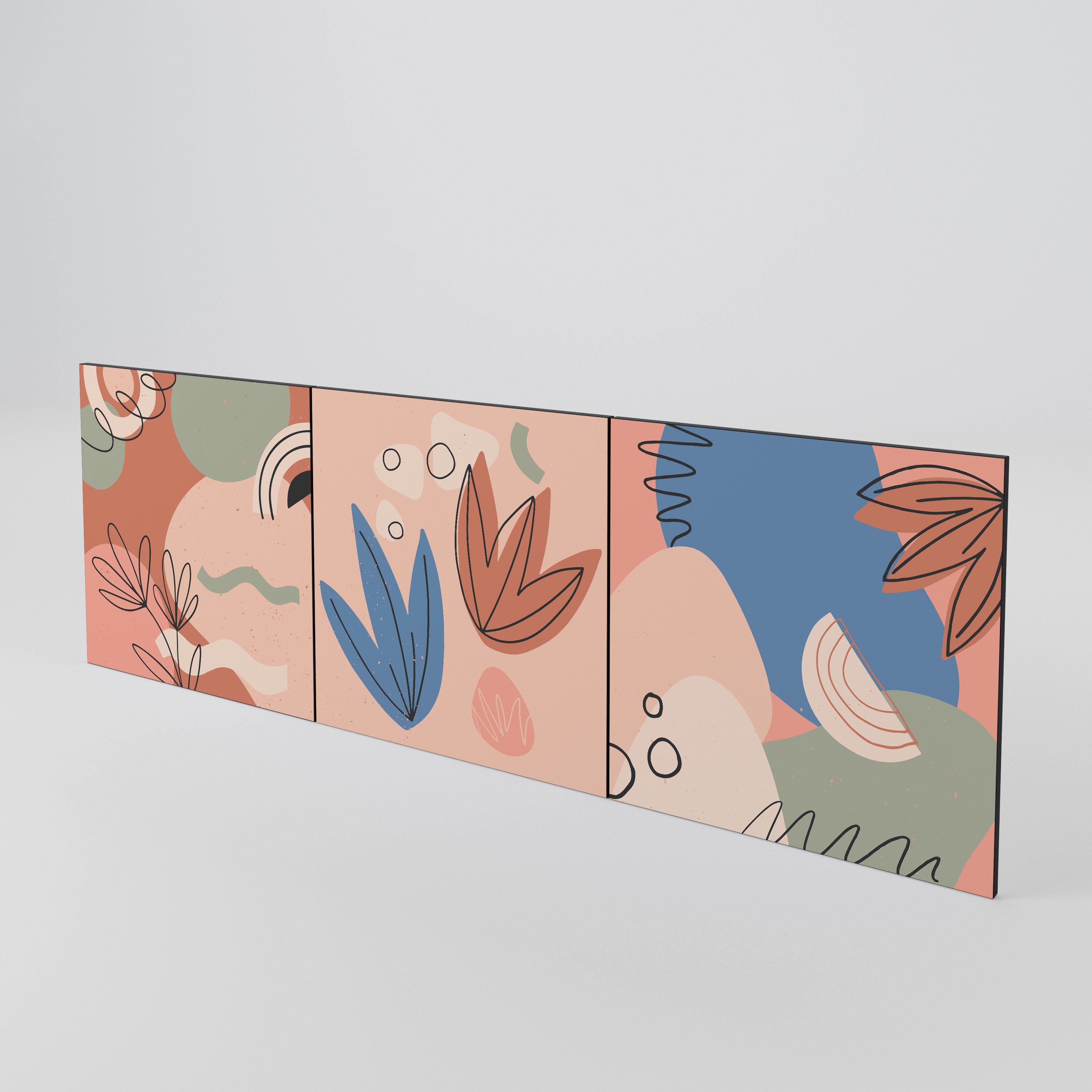 PASTEL DESTINY 3-Piece Sideboard Door Set