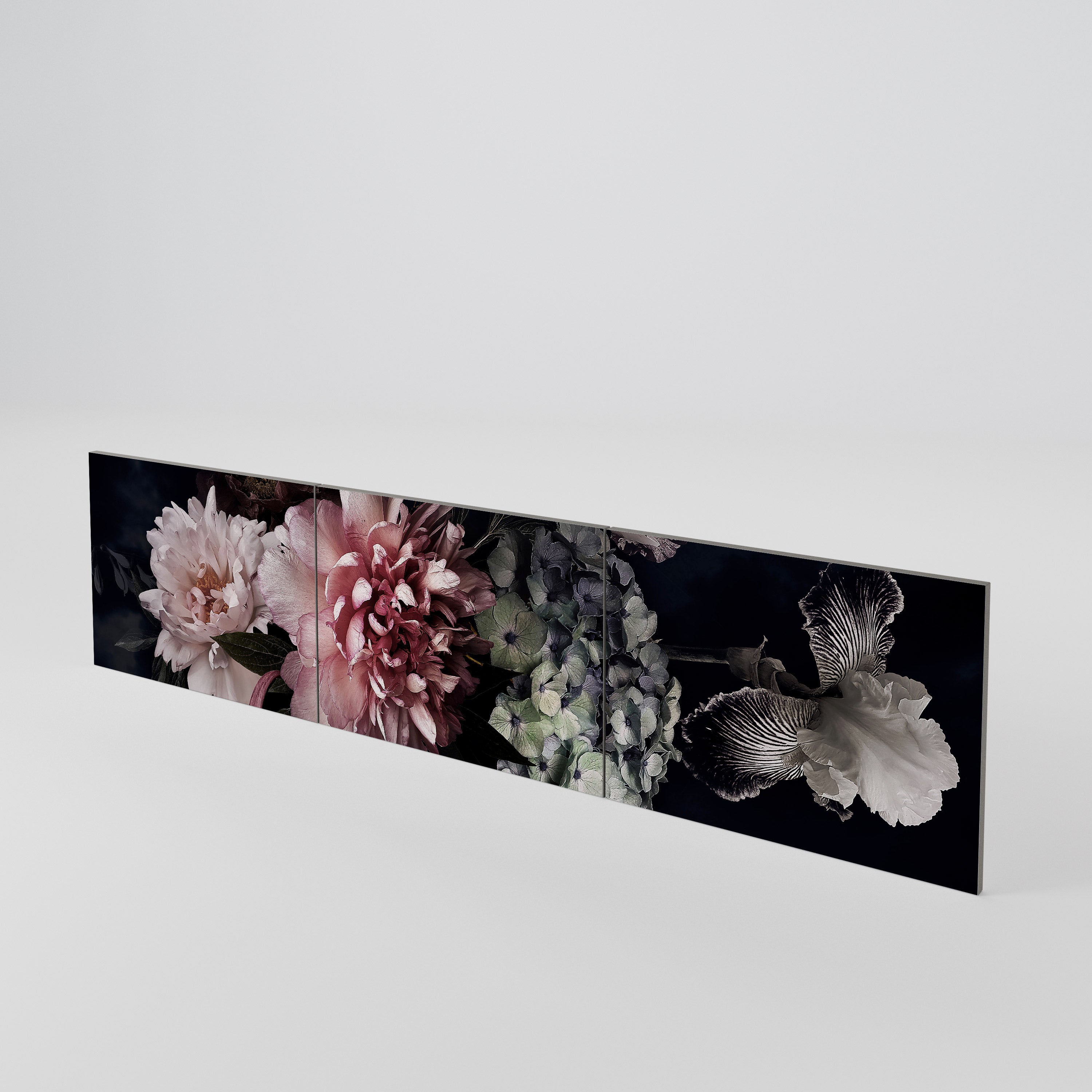 PURE BLOSSOM 3-teiliges TV-Lowboard Tür-Set