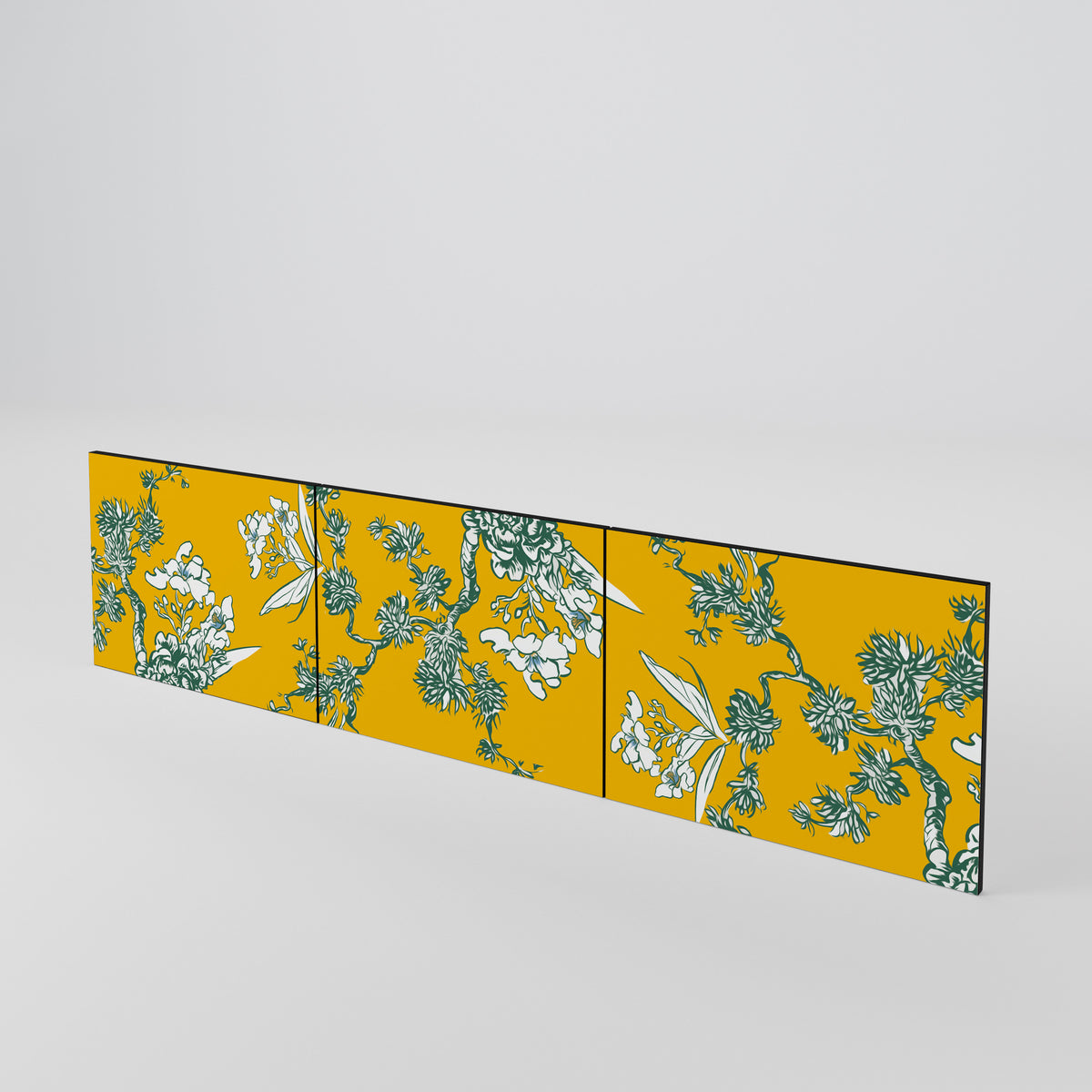 YELLOW CHINOISERIE Conjunto de 3 Portas para Móvel de TV