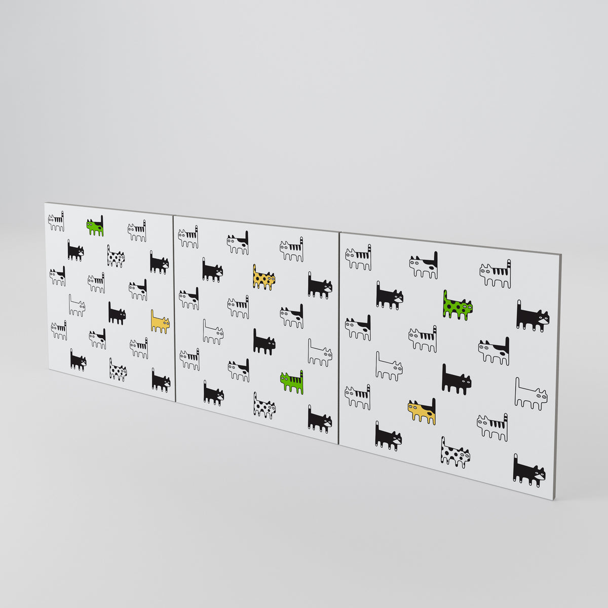 CATS COMPILATION Set di 3 ante per madia