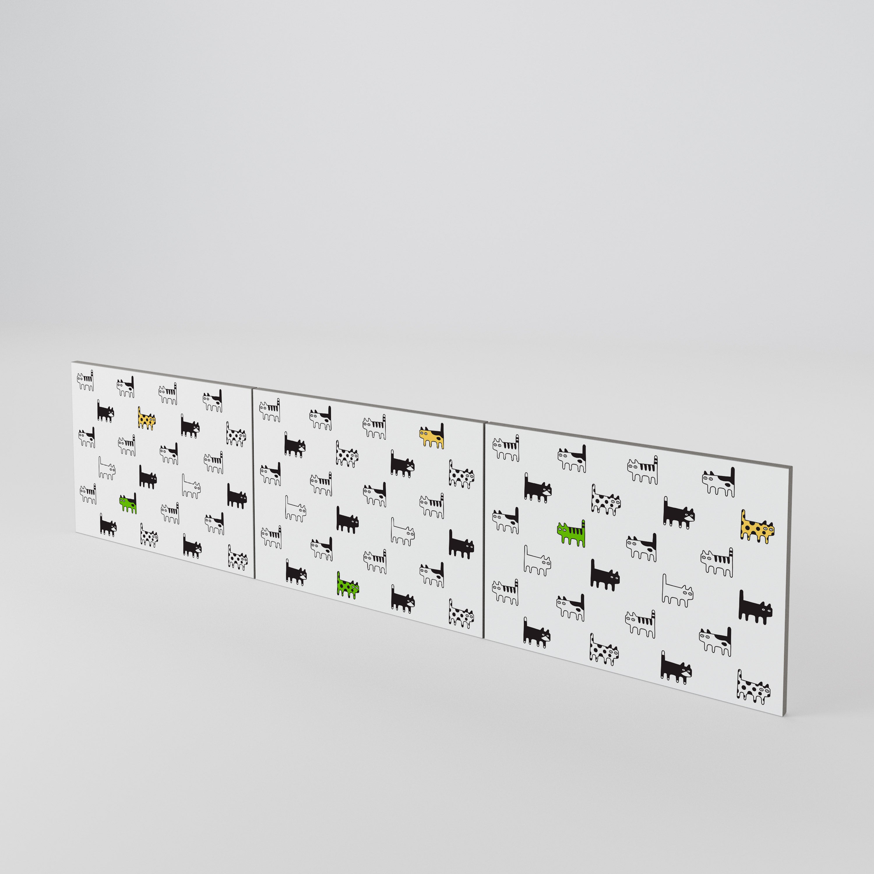 CATS COMPILATION Σετ 3 τεμαχίων πόρτες για έπιπλο τηλεόρασης