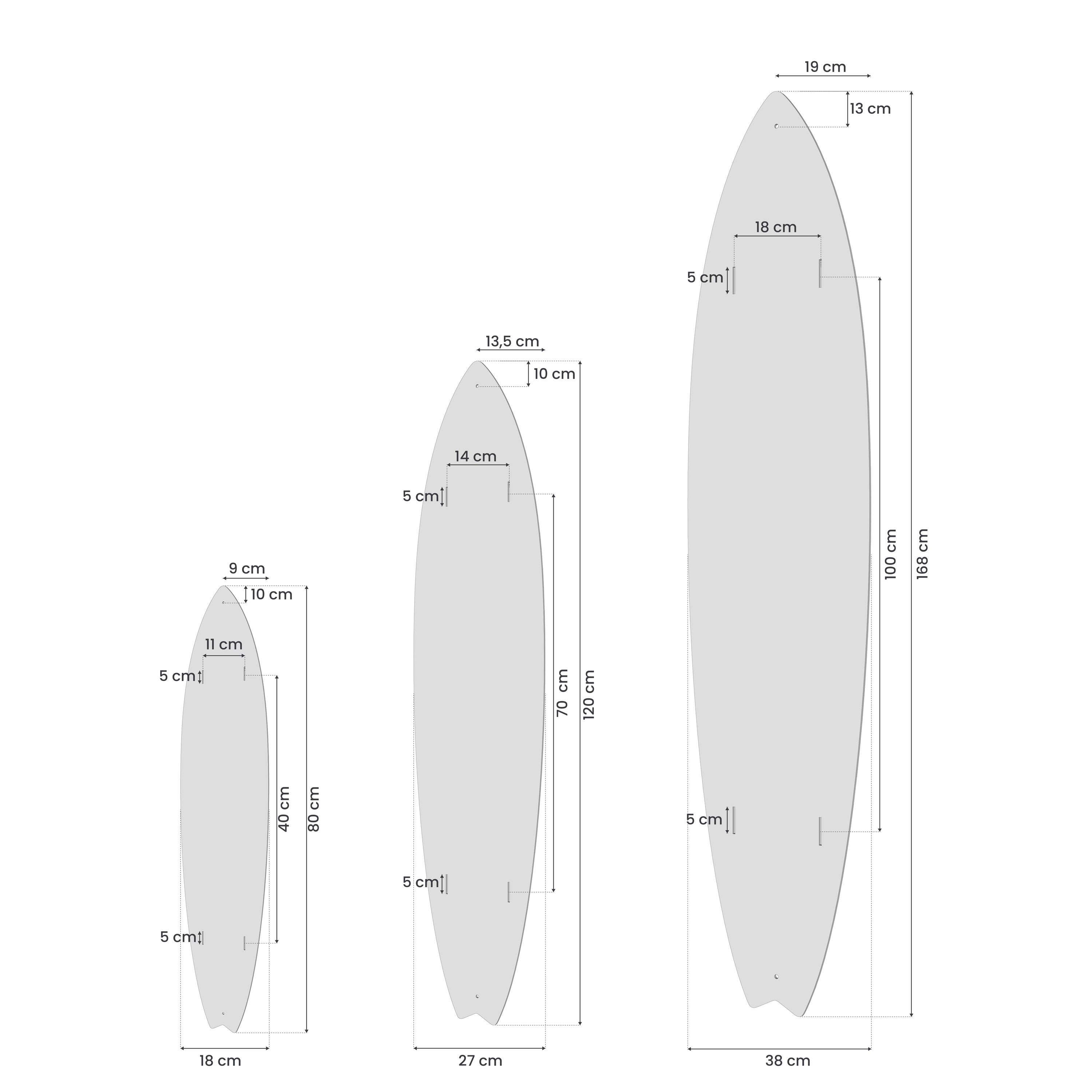 TEMPORARY SEQUENCE Obraz - deska surfingowa