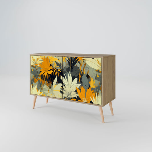 Credenza a 2 ante SUNKISSED LILY in effetto rovere